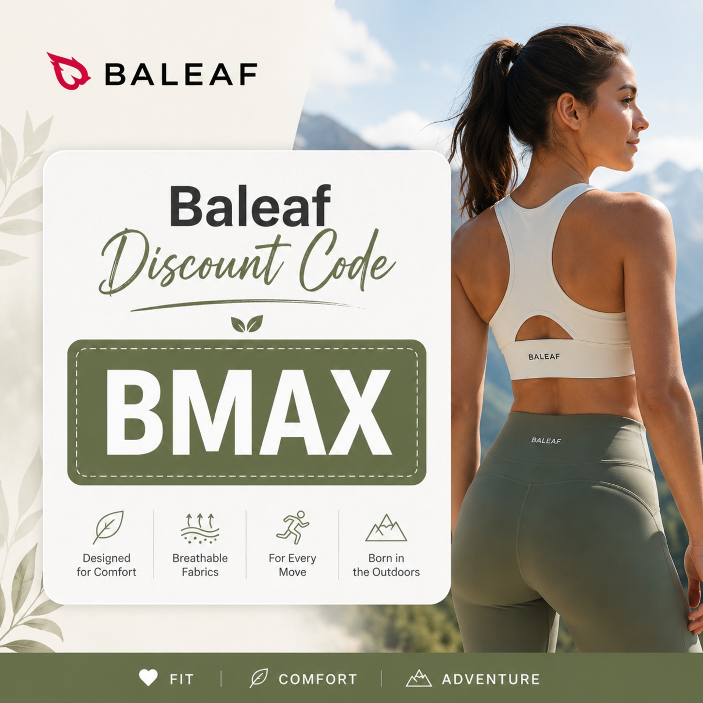 Baleaf Discount Code “BMAX”