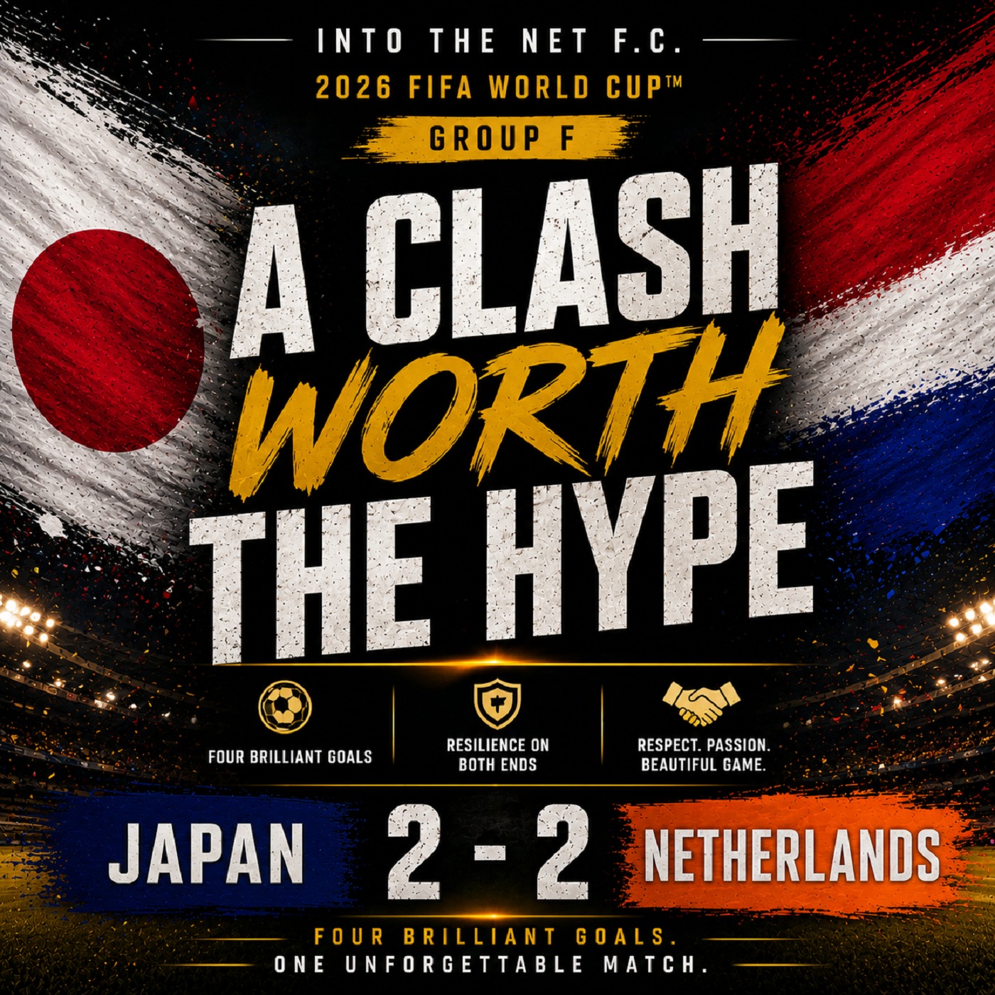 Japan and the Netherlands Rise to the Occasion