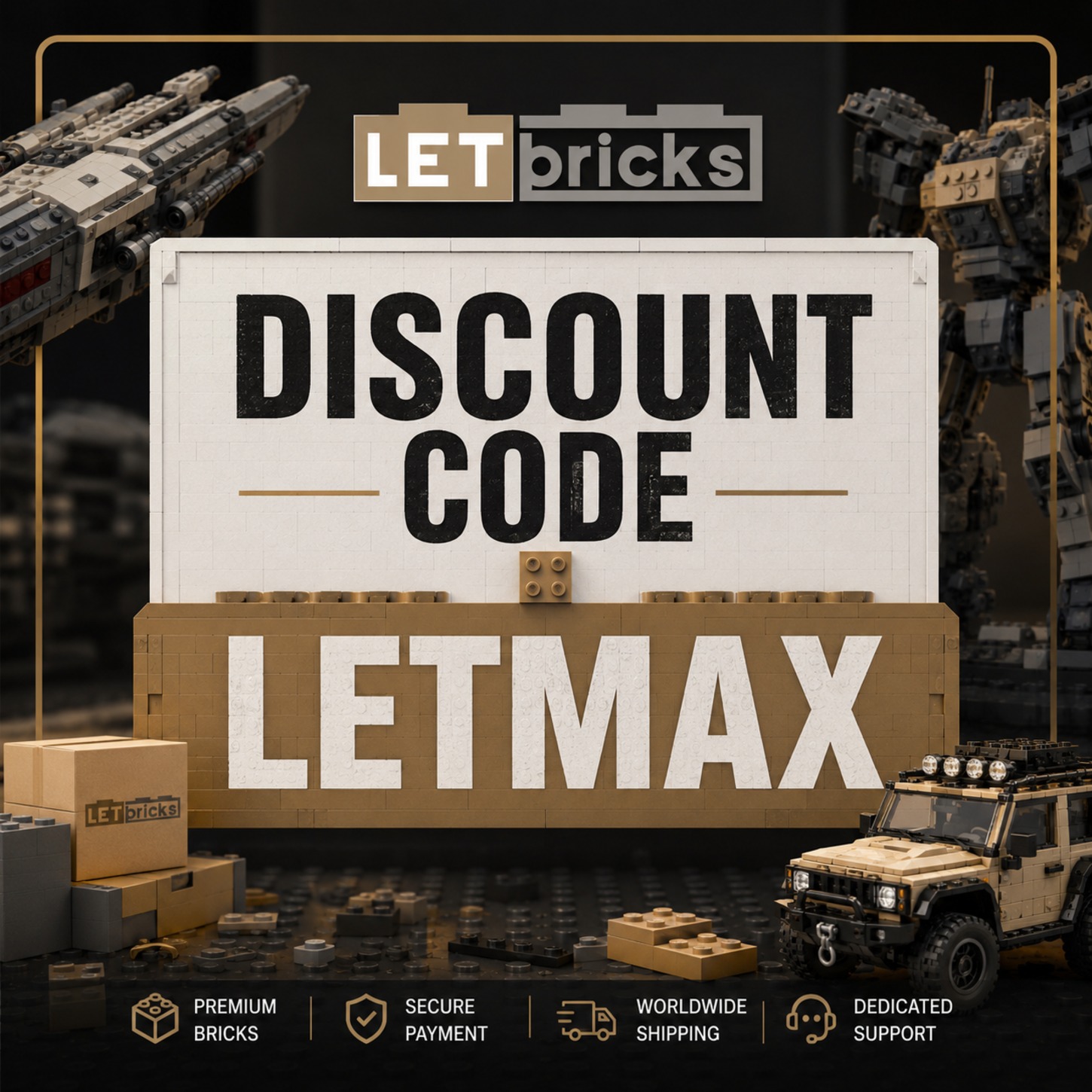 Letbricks Discount Code “LETMAX”