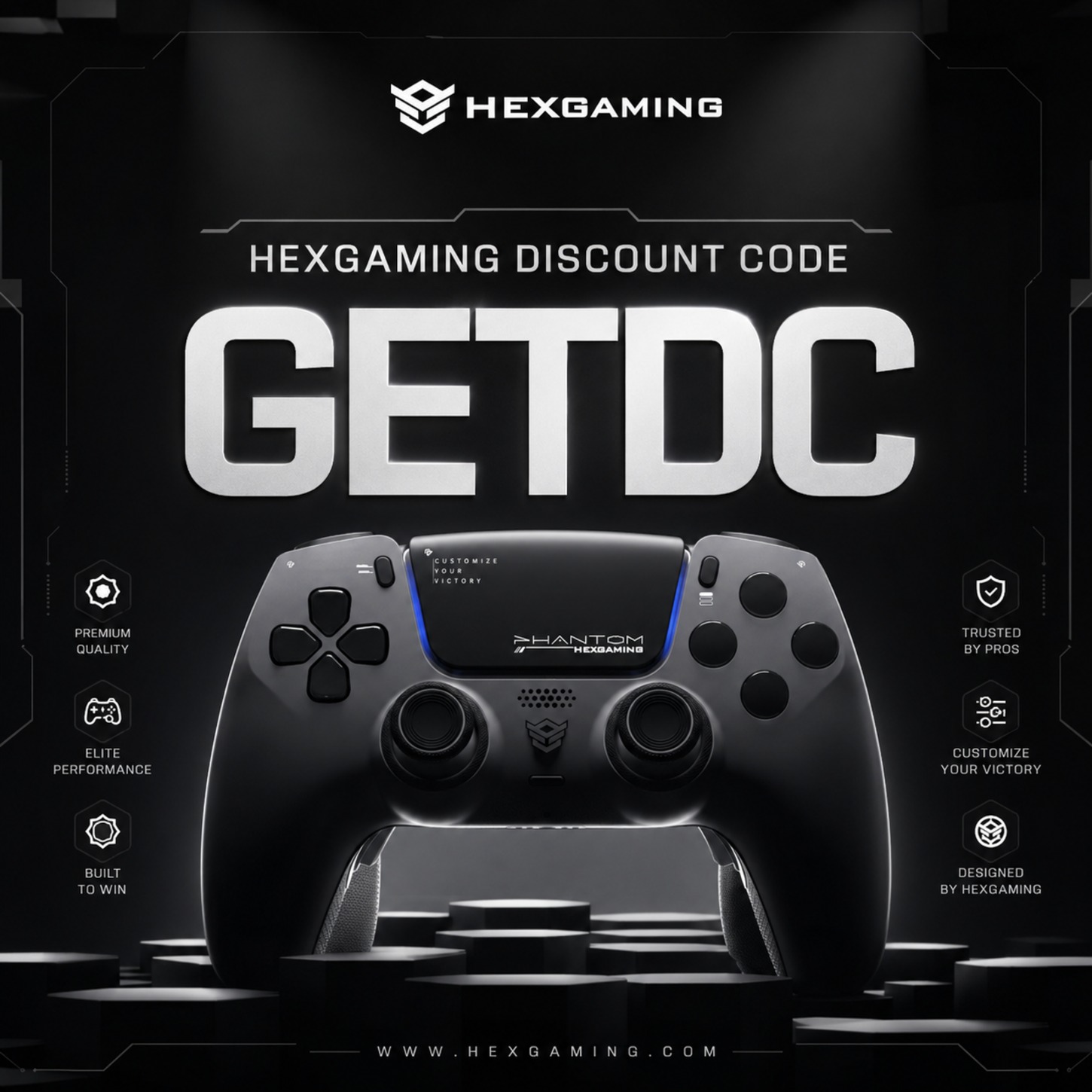 HexGaming Discount Code “GETDC”