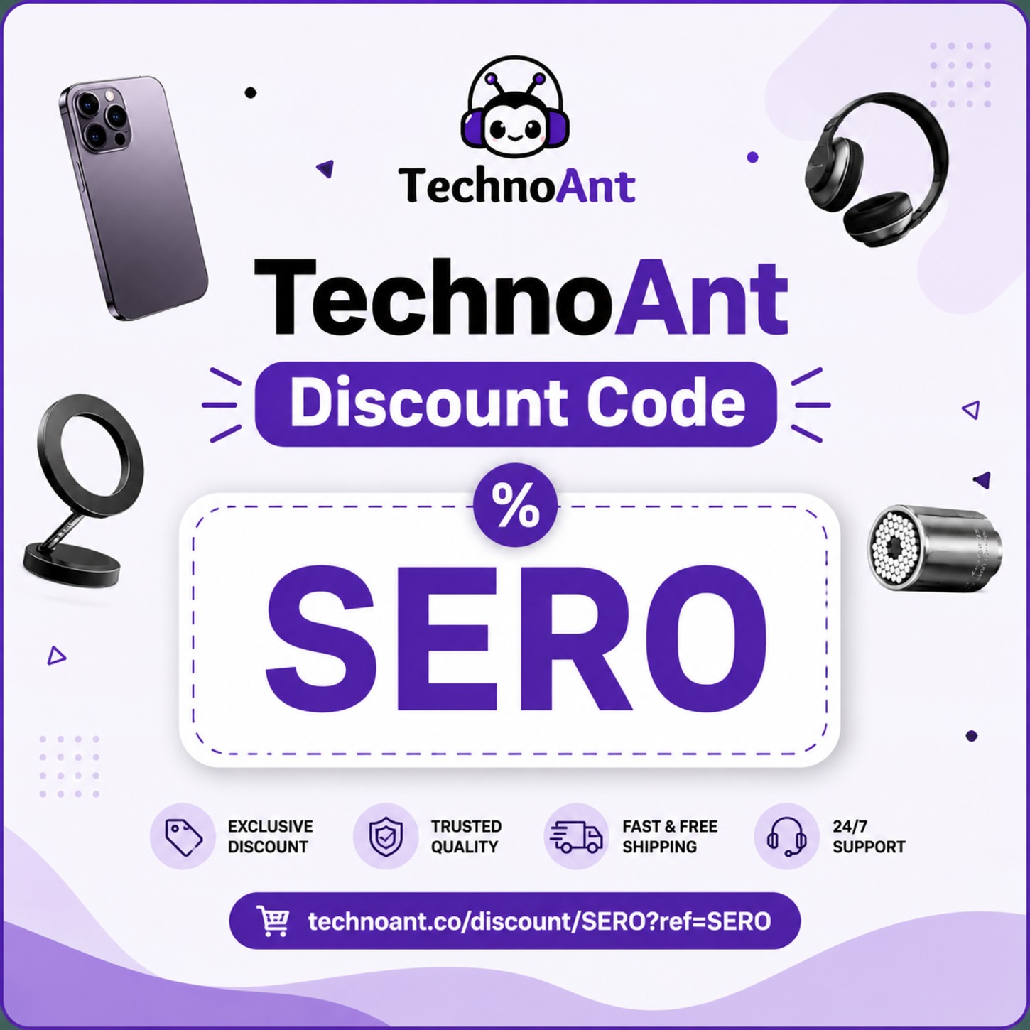 TechnoAnt Discount Code “SERO”