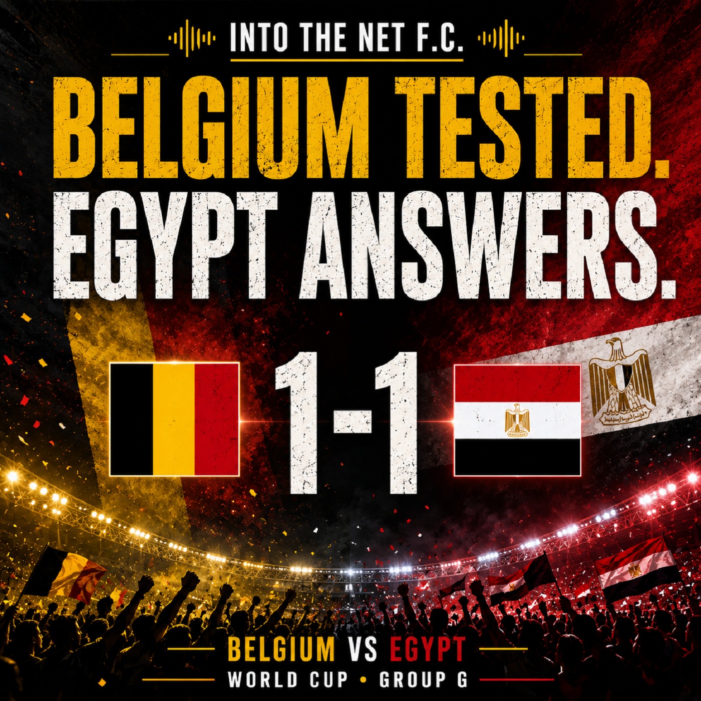 Egypt Earns Respect Against Belgium
