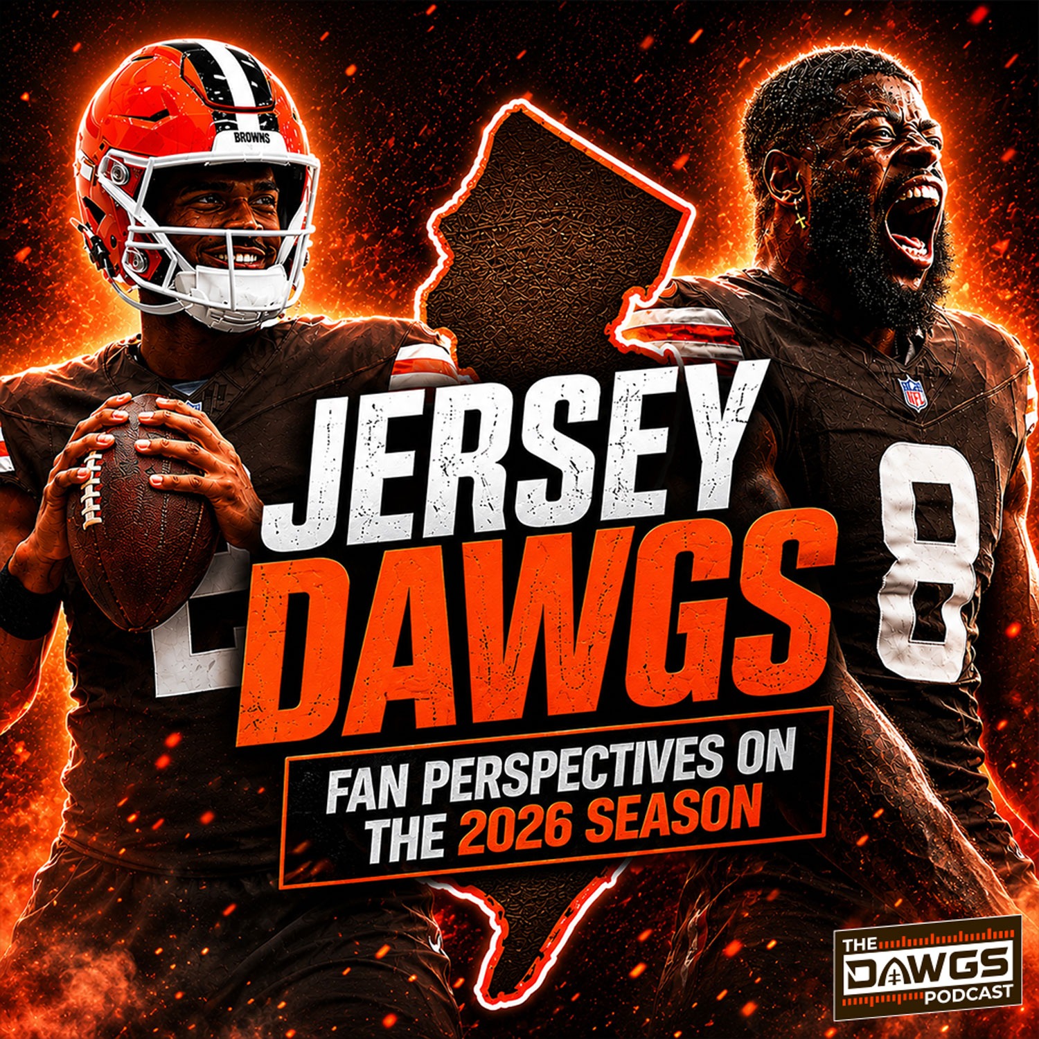 The Jersey Dawgs! Fans' Perspectives on the 2026 Season - Cleveland Browns Podcast for 6/28/26 episode artwork