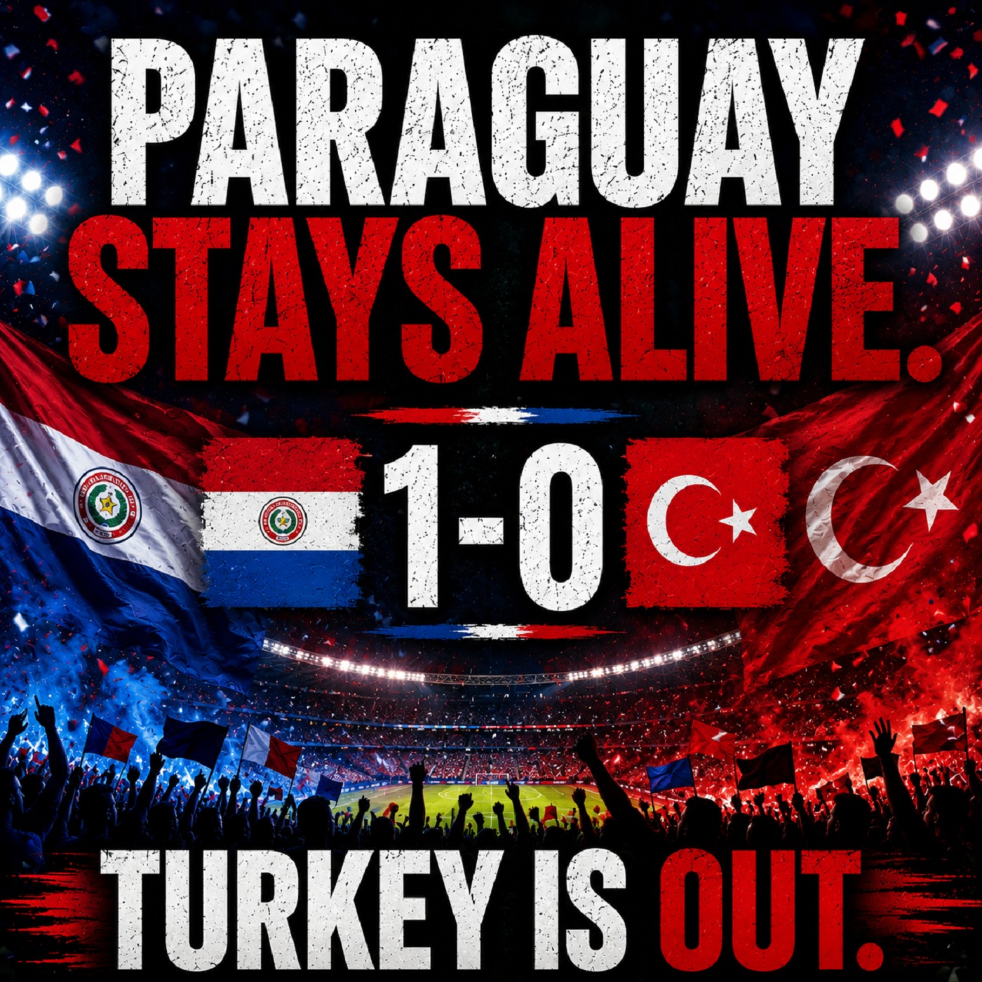 Paraguay's Dream Lives, Turkey's Ends