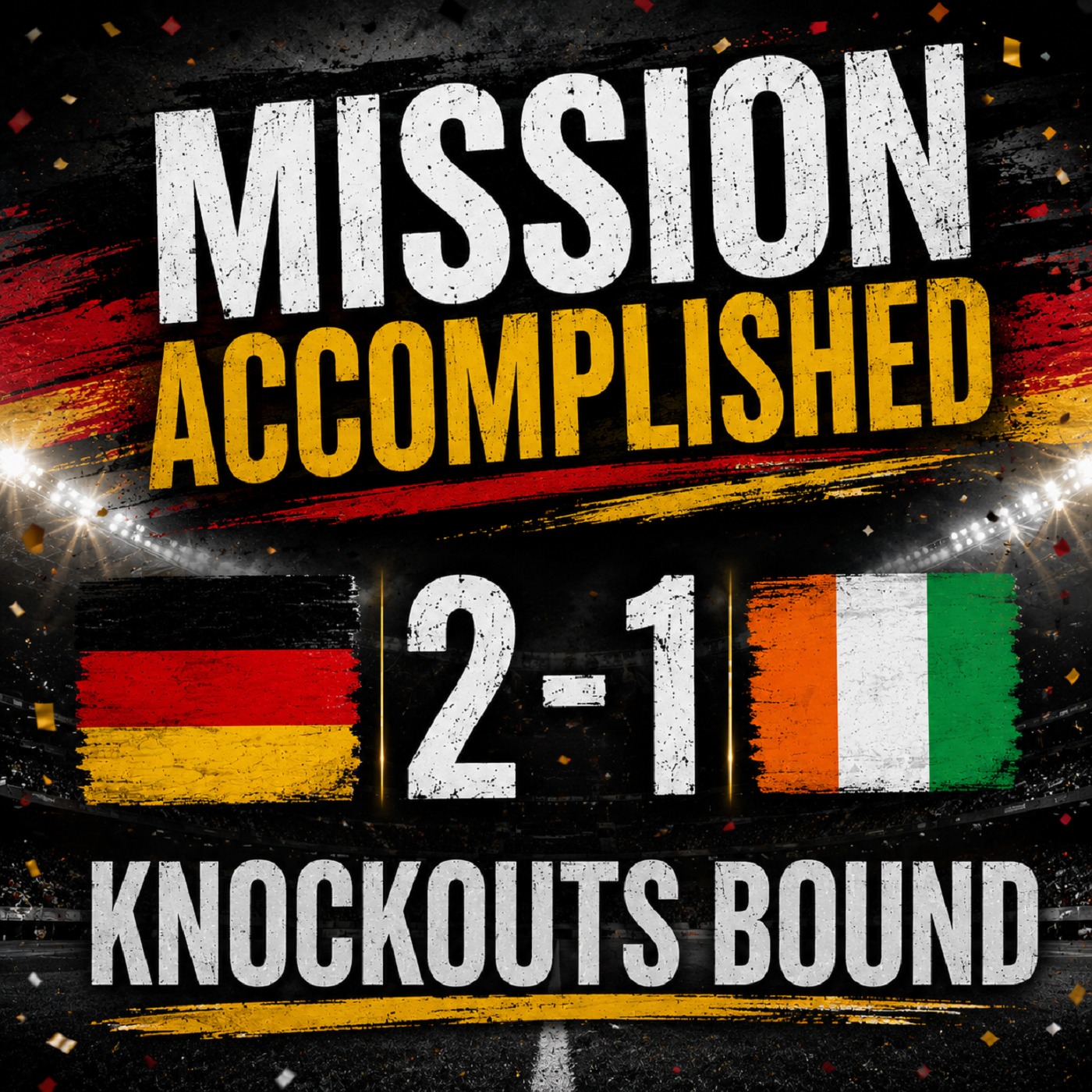 The Knockout Stage Welcomes Germany Again