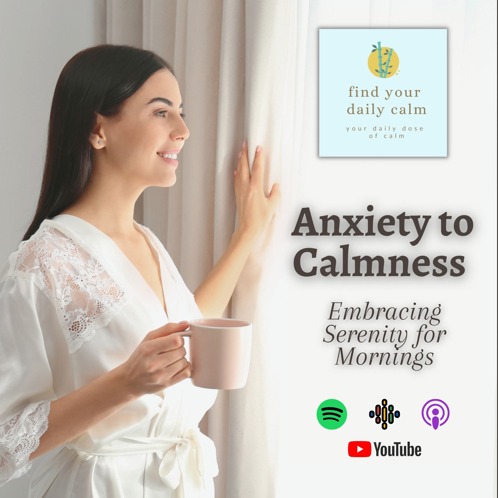 Anxiety to Calmness: Embracing Serenity for Mornings episode artwork