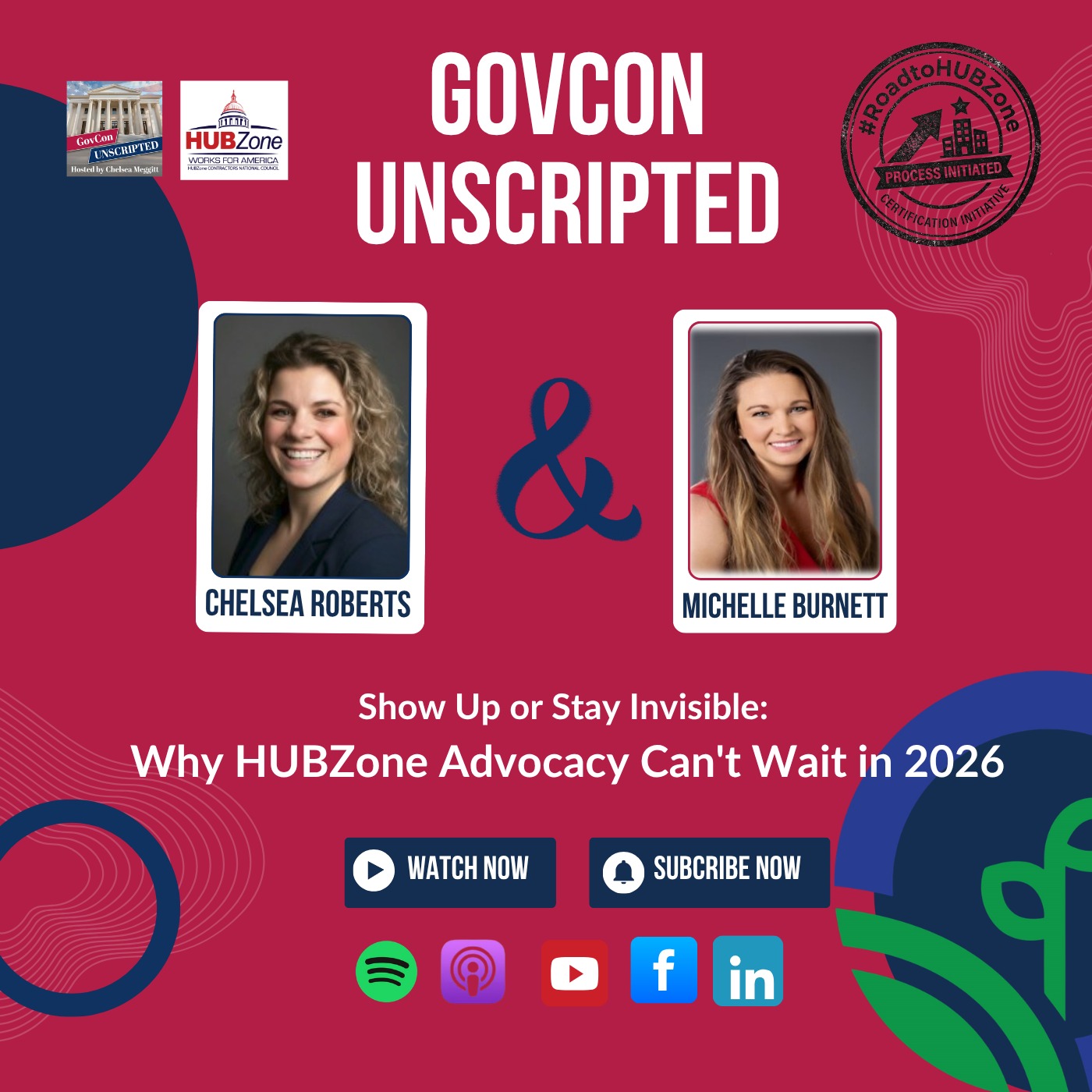 Show Up or Stay Invisible: Why HUBZone Advocacy Can’t Wait in 2026 | Michelle Burnett episode artwork
