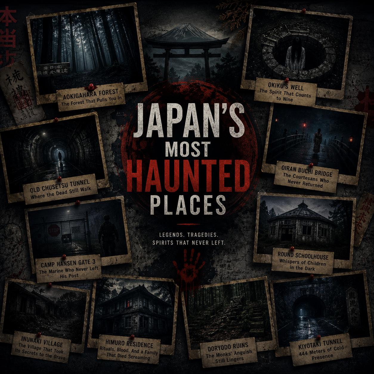 MOST HAUNTED! The Japanese Places People Regret Visiting After Dark