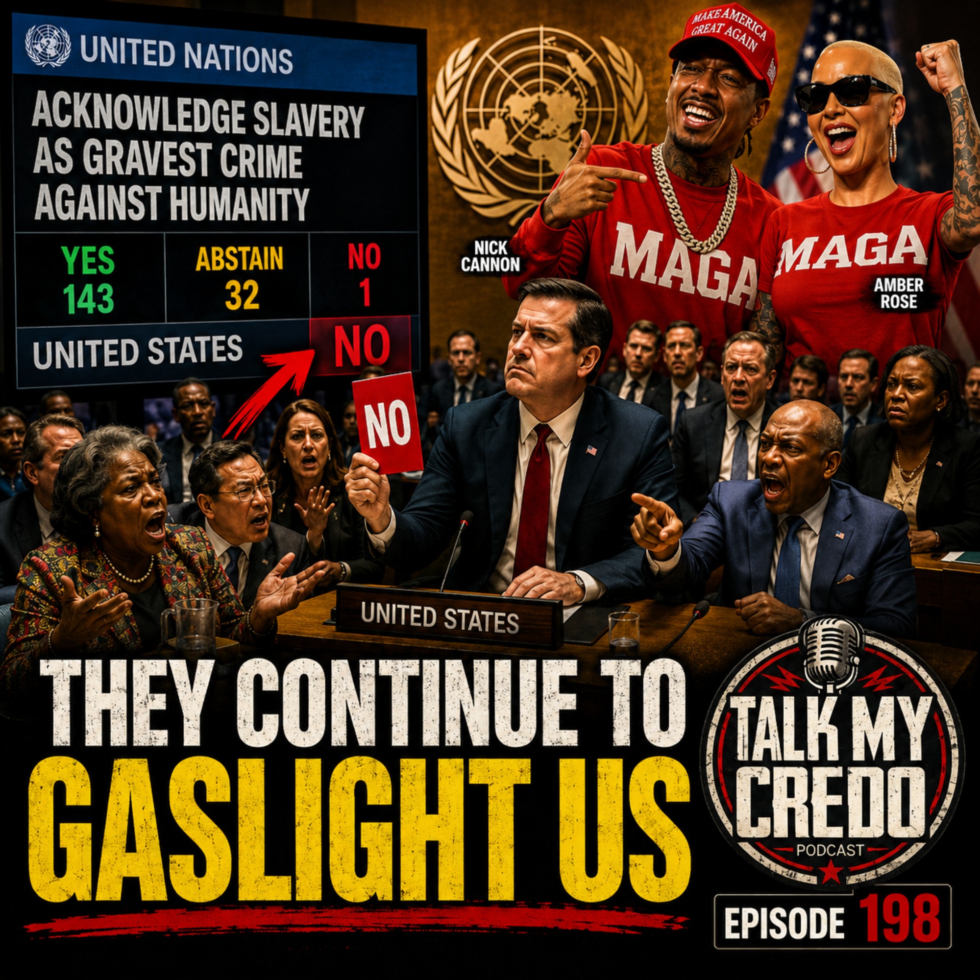 Tyrese v Tank, Nick Cannon's Idiocy, & America DENIES Slavery episode artwork
