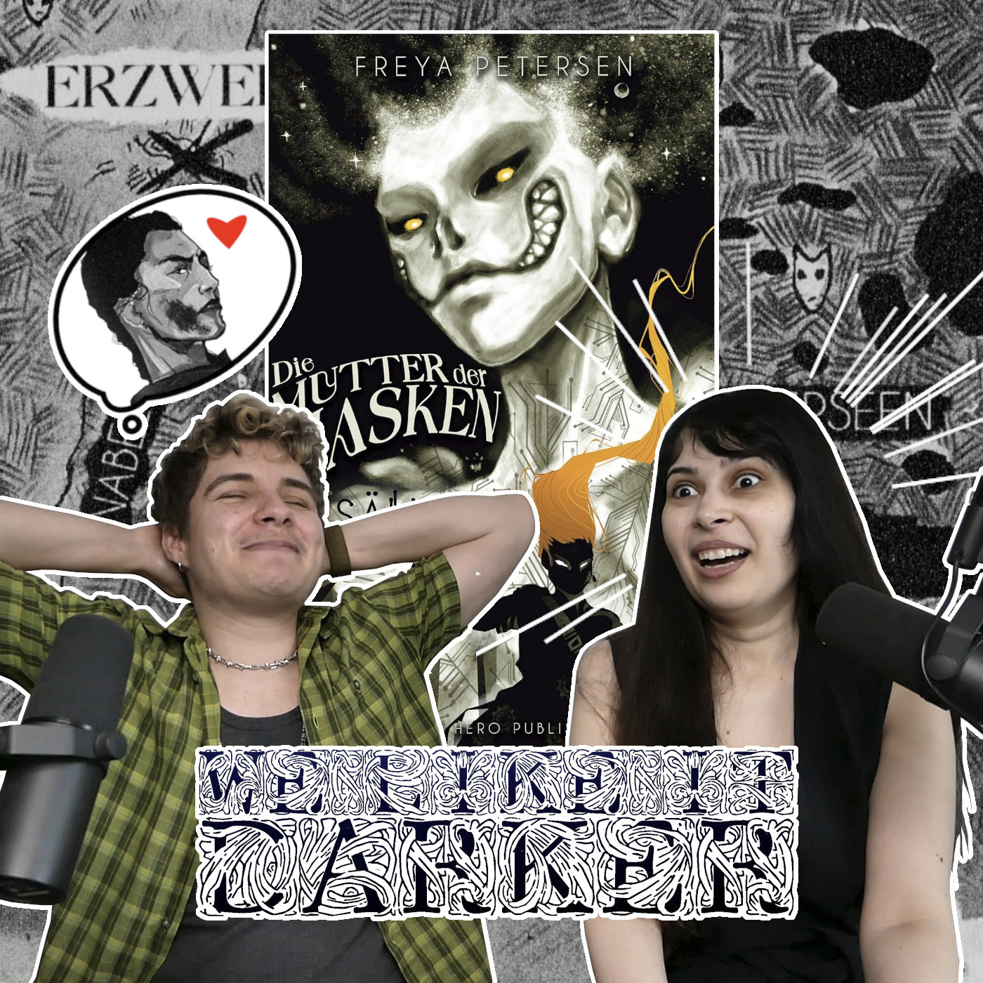 Episode 3: "Die Mutter der Masken" von Freya Petersen und "If We We Were Villains" von M. L. Rio episode artwork