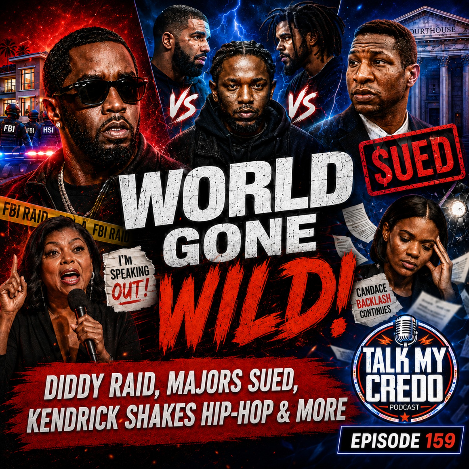 Kendrick DECLARED WAR on Drake & J. Cole | #159 episode artwork