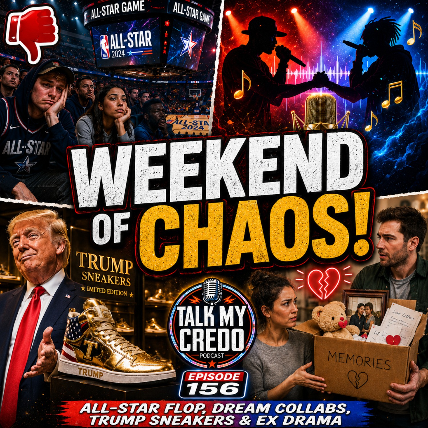 Would YOU Keep Gifts From Your Ex?! Reviewing Trump's 'January 6' Sneakers | #156 episode artwork
