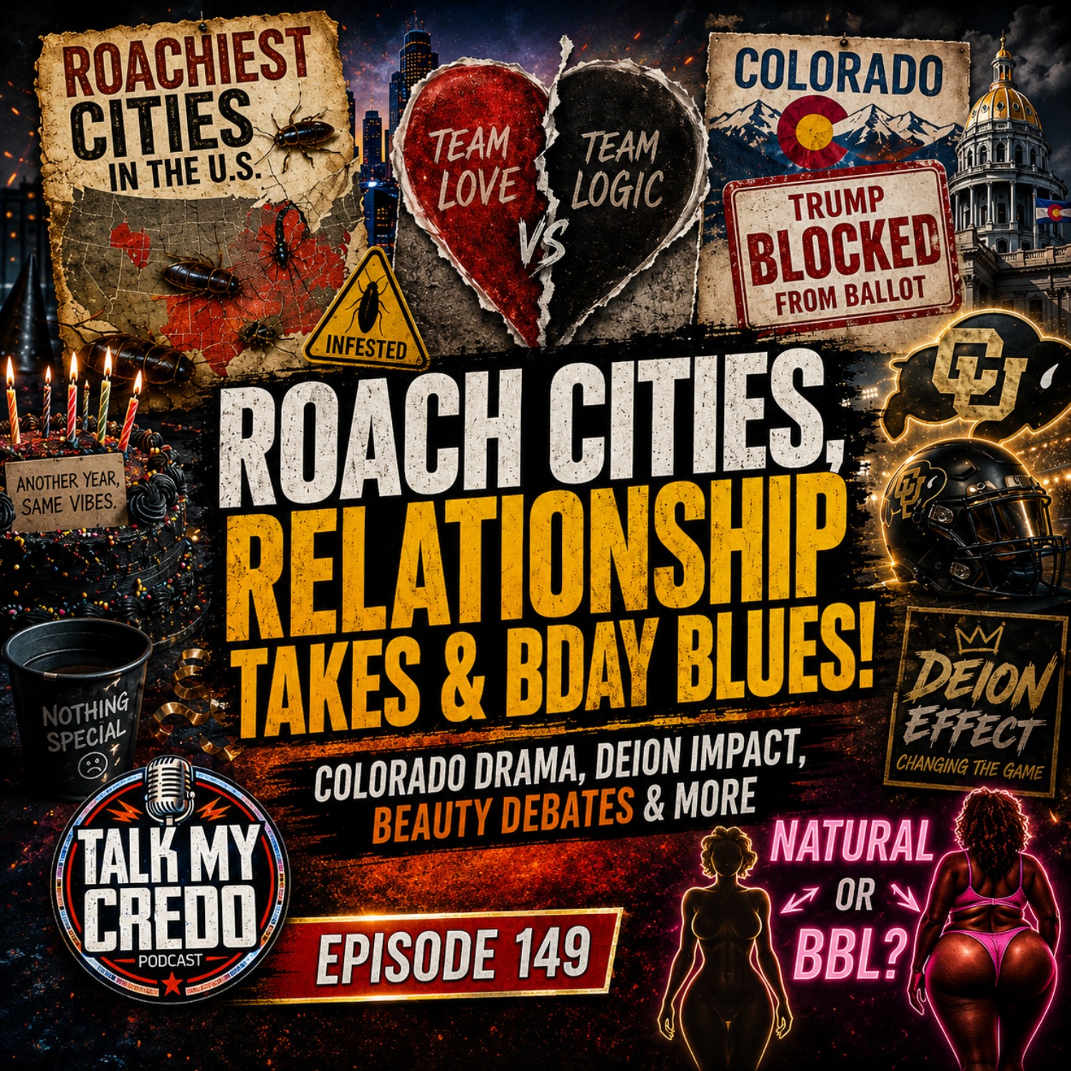 The Roachiest Cities in America?! Keri Hilson's Dating Advice & The BBL Debate | #149 episode artwork