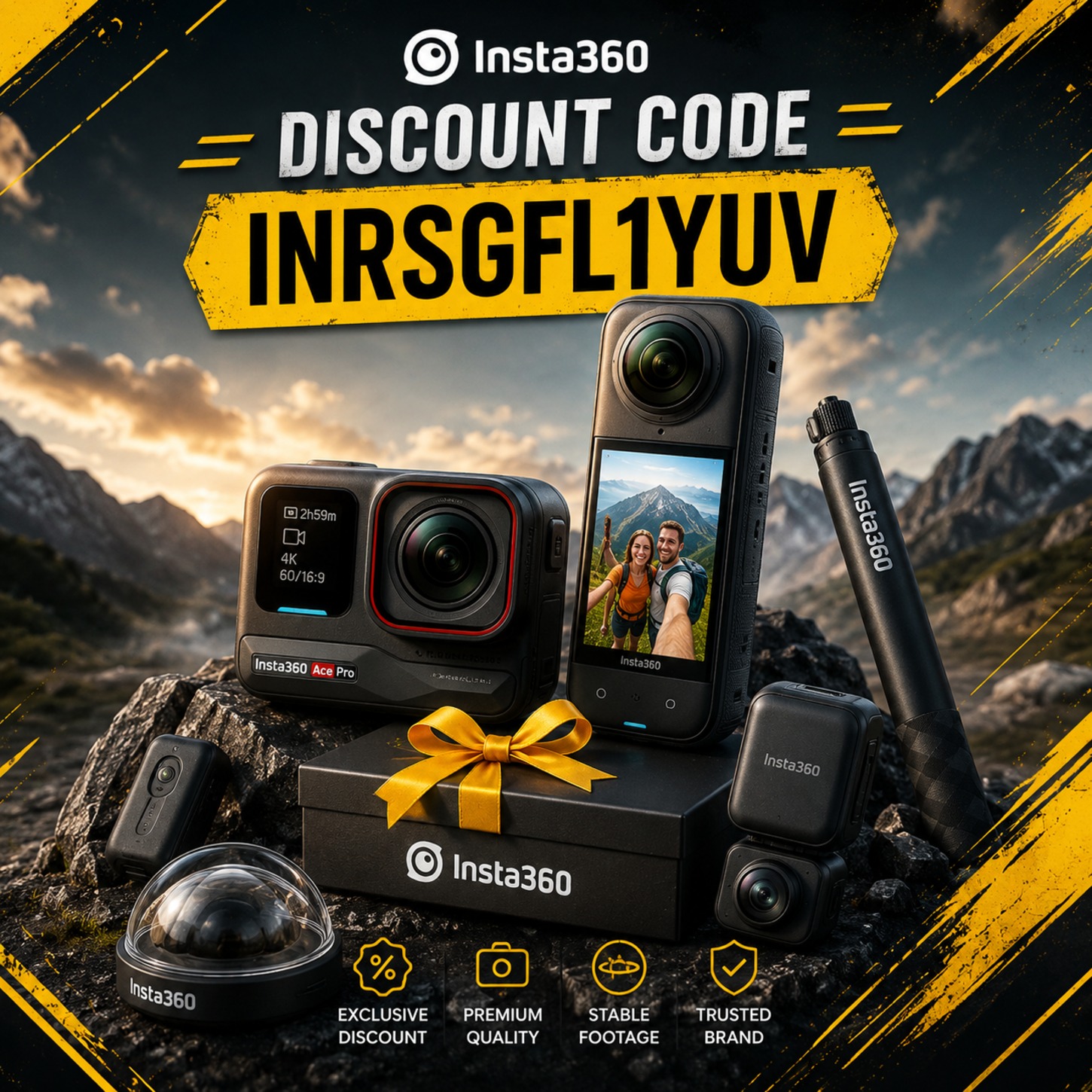 Insta360 Discount Code INRSGFL1YUV - Best Coupon Code podcast artwork