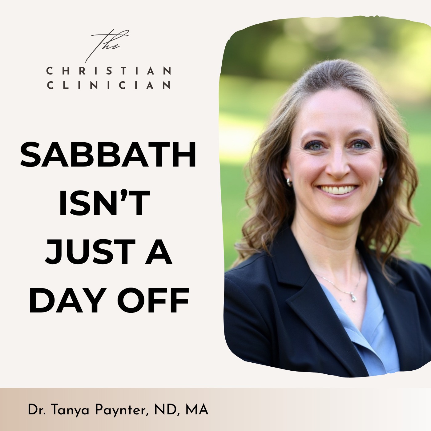 Sabbath Isn't Just a Day Off: Rest in Christ, Stress Recovery, and Burnout Prevention (S3E20) episode artwork