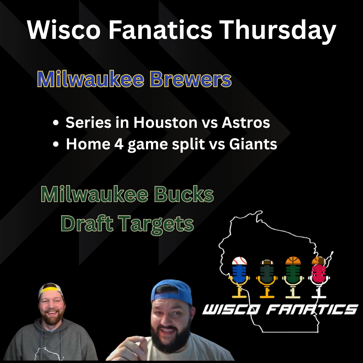 Brewers win series in Houston, split with Giants, Bucks draft targets episode artwork