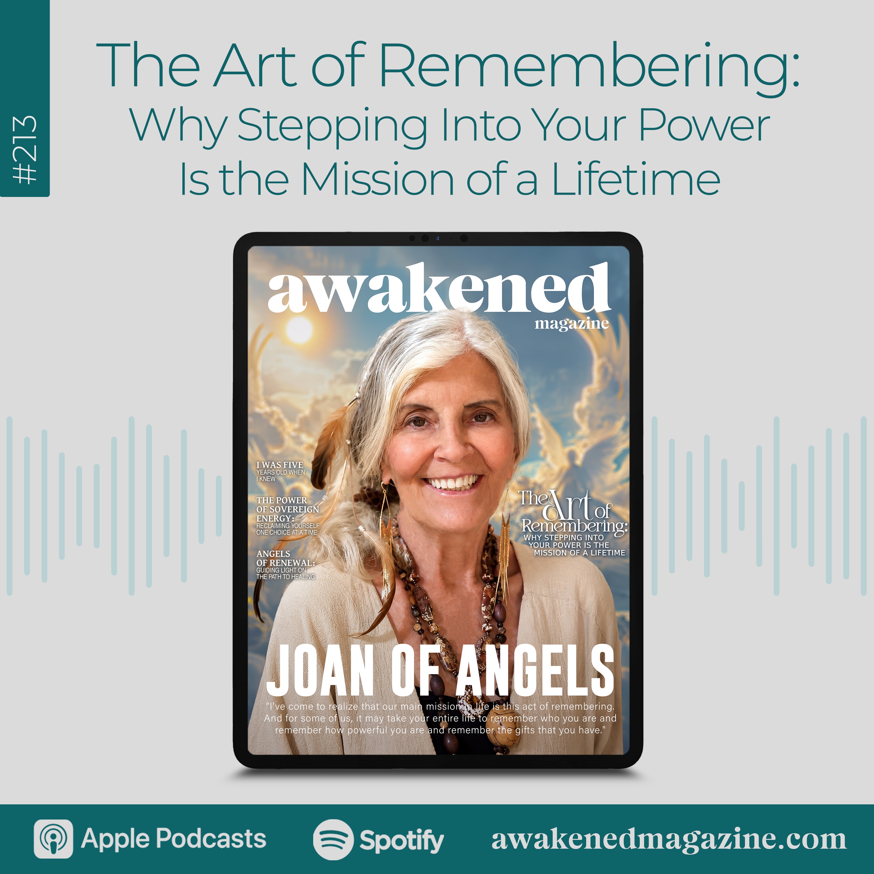 The Art of Remembering: Why Stepping Into Your Power Is the Mission of a Lifetime - Joan of Angels episode artwork