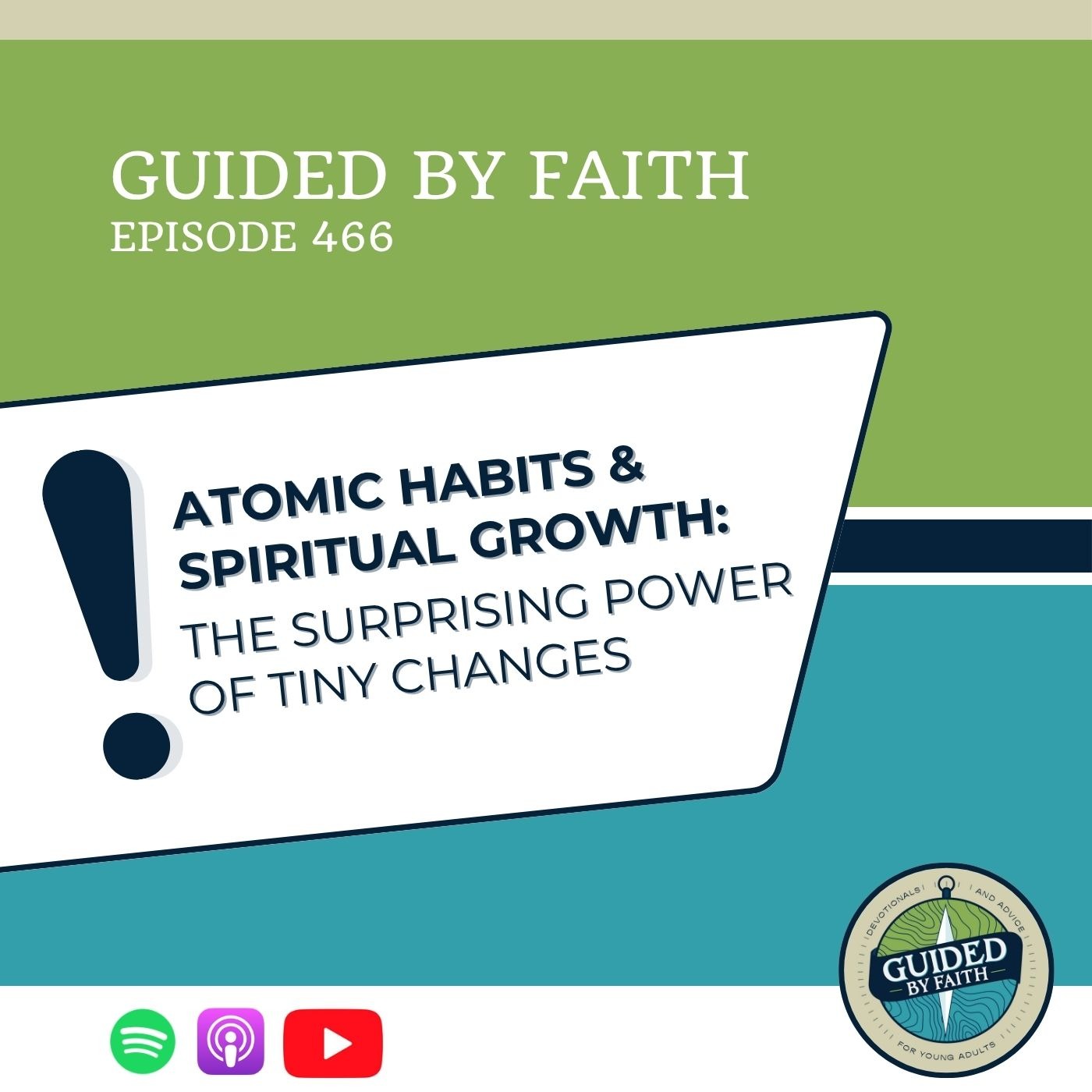 Ep. 466: Atomic Habits & Spiritual Growth: The Surprising Power of Tiny Changes