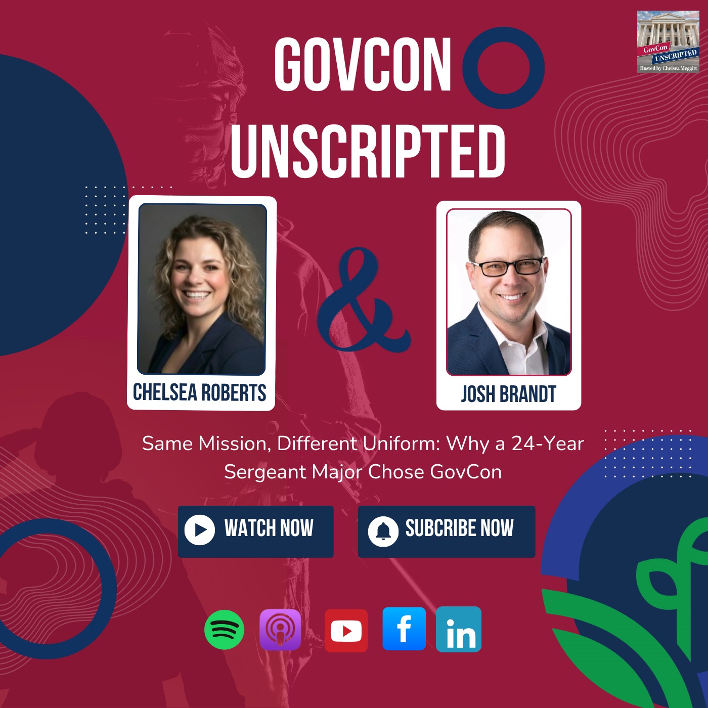 Same Mission, Different Uniform: Why a 24-Year Sergeant Major Chose GovCon | Josh Brandt episode artwork