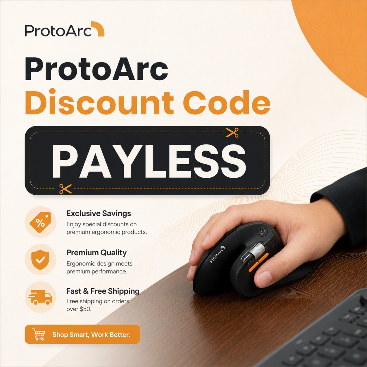 ProtoArc Discount Code “PAYLESS”