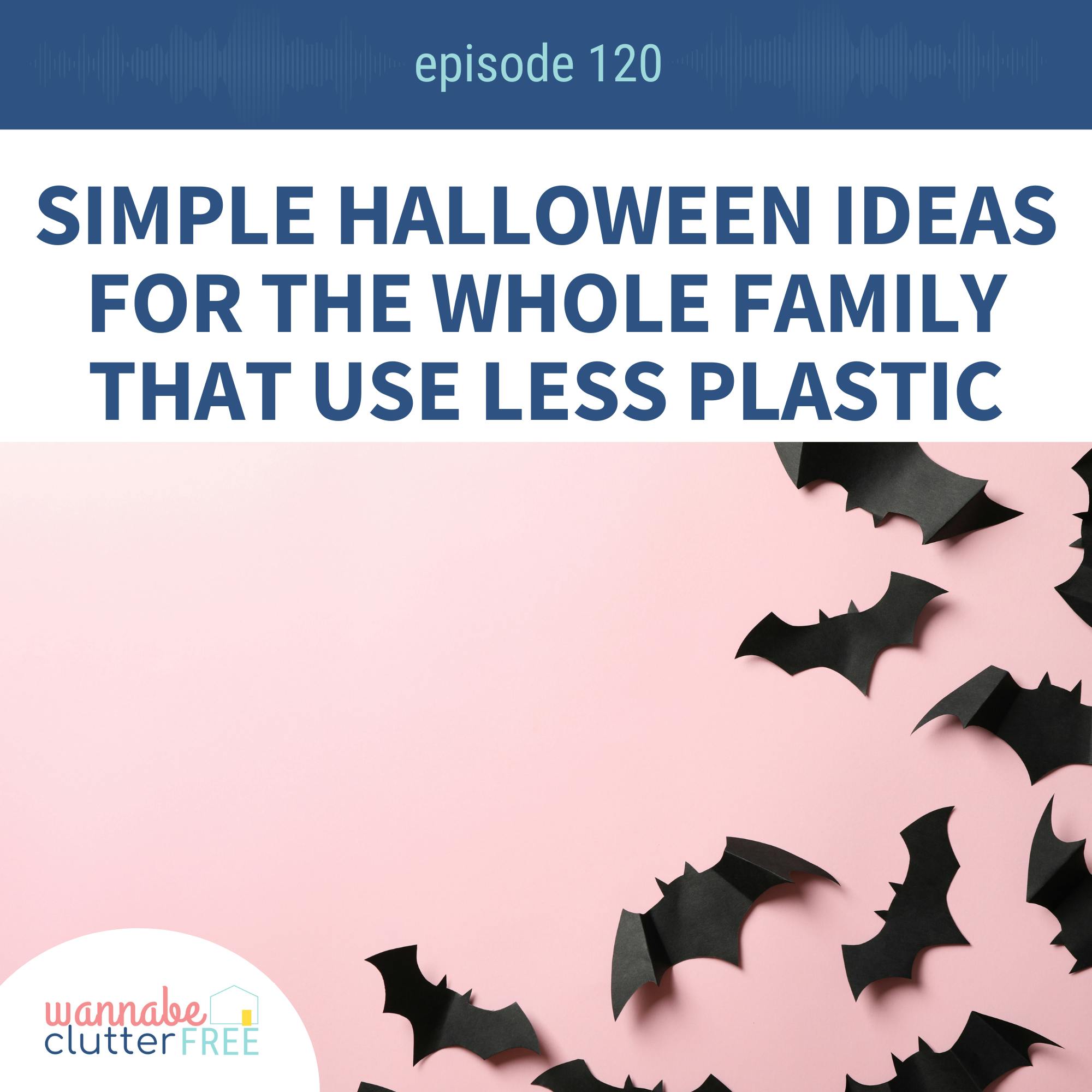 Ep 120: Simple Halloween Ideas for the Whole Family that Use Less Plastic