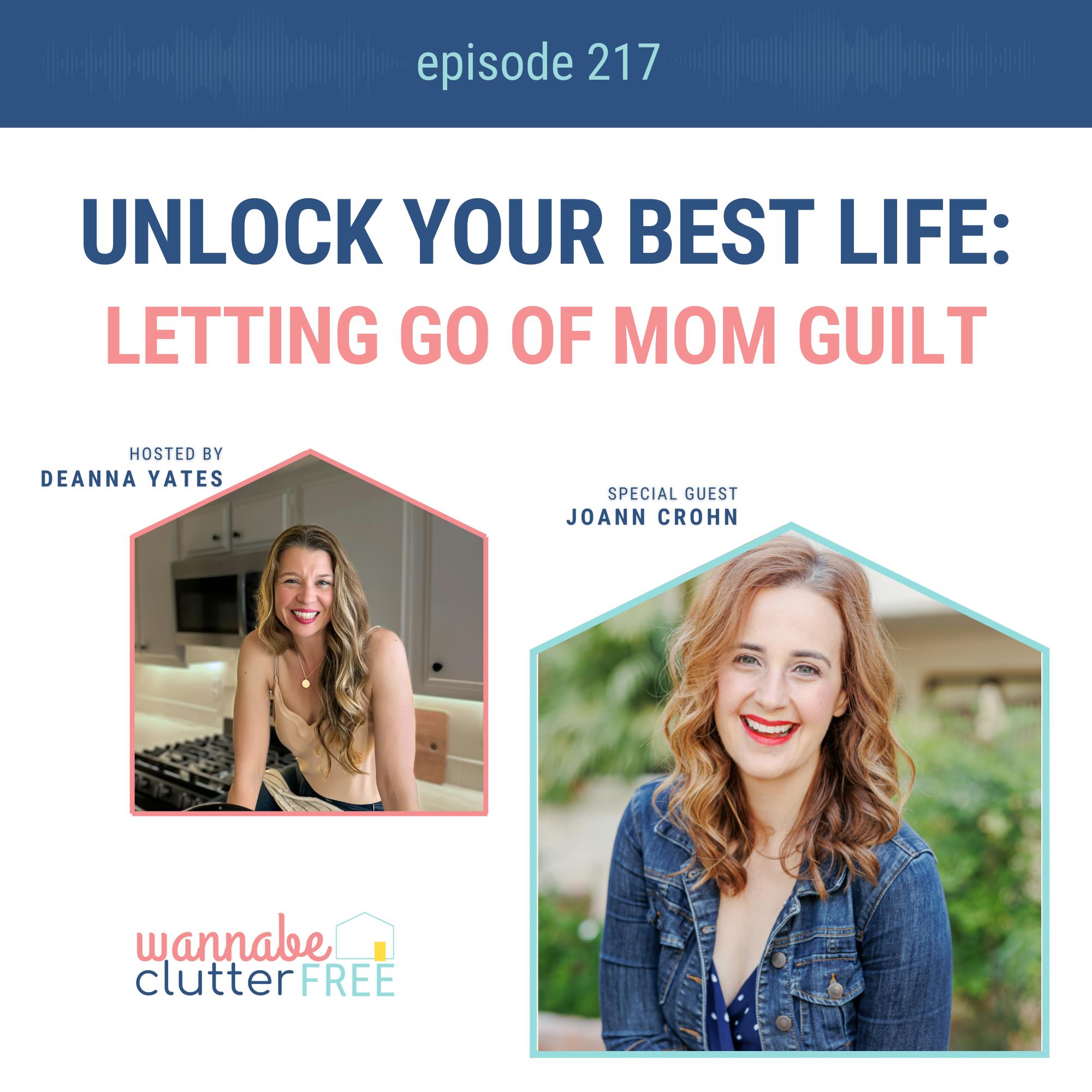 Ep 217: Unlock Your Best Life: Letting Go of Mom Guilt with JoAnn Crohn