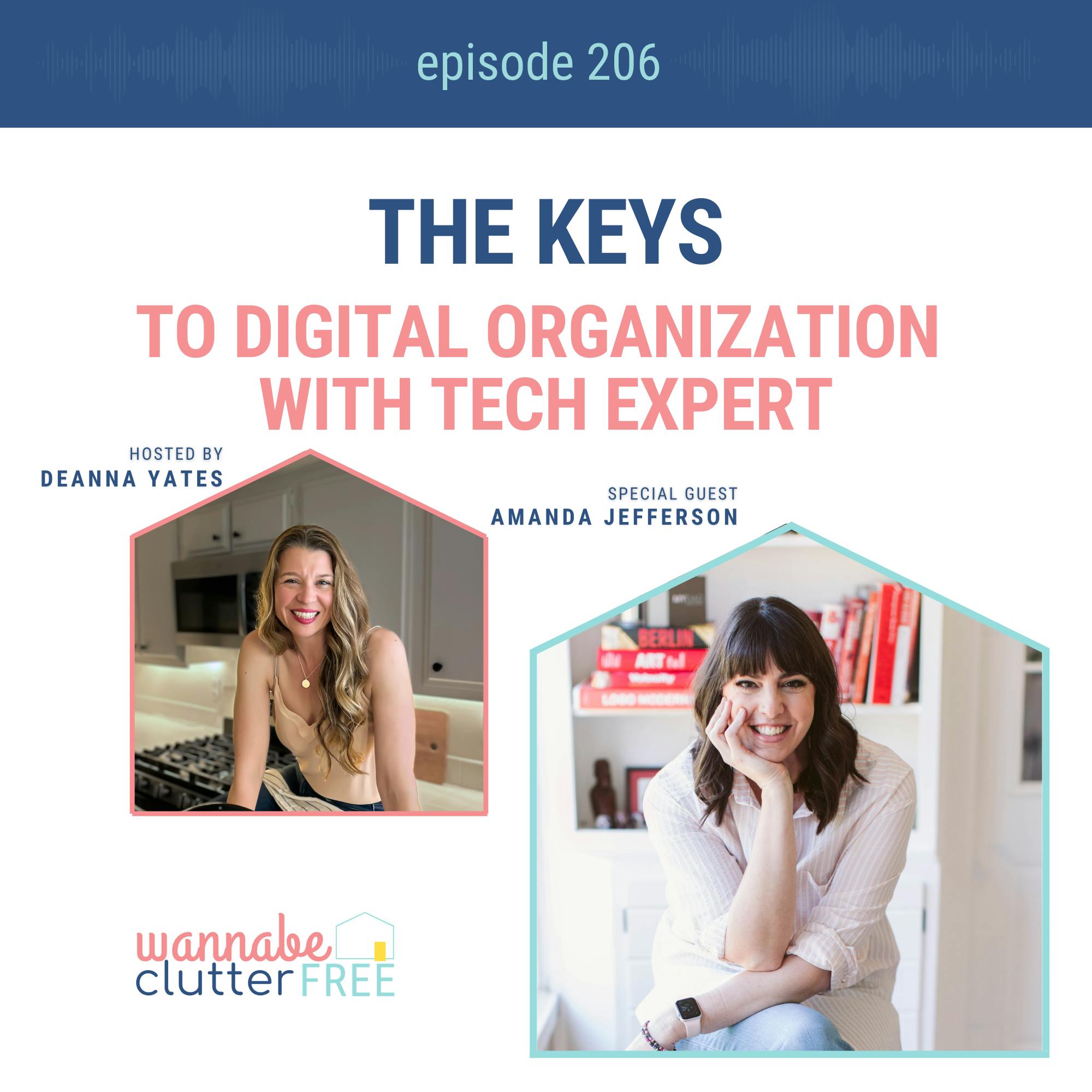 Ep 206: The Keys to Digital Organization with Tech Expert Amanda Jefferson