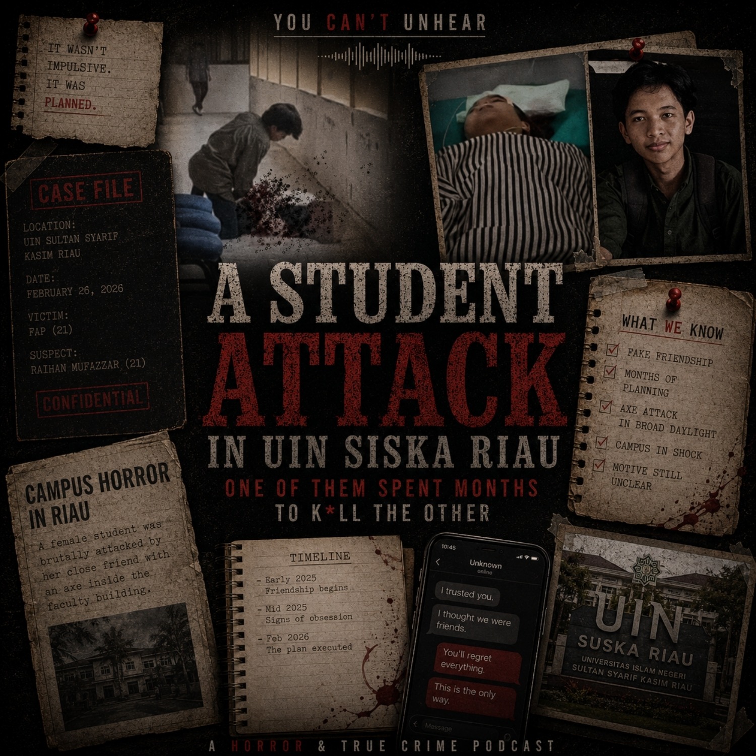 When Rejection Became Obsession.. Indonesia UIN Riau Axe Attack - RAIHAN MUFAZZAR episode artwork