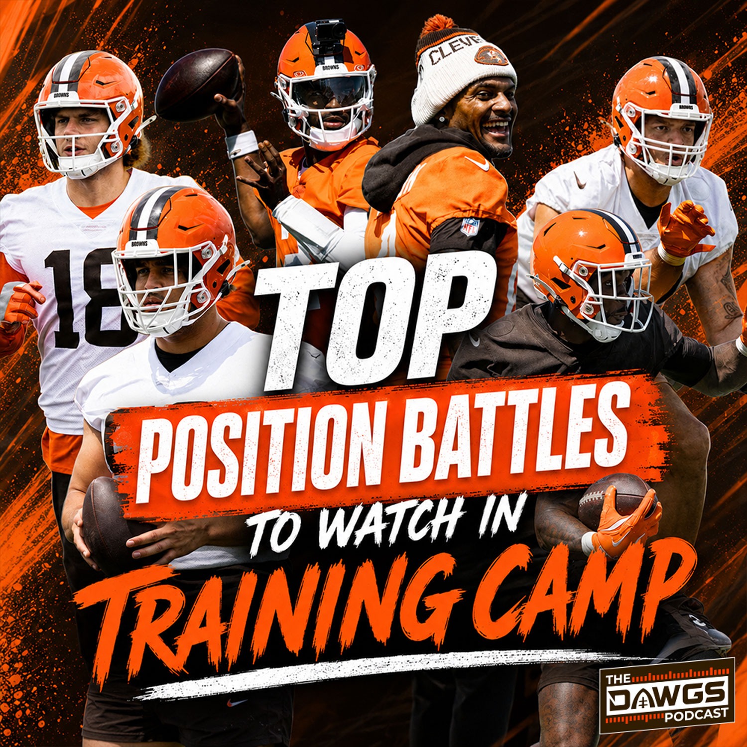 Top Position Battles to Watch in Training Camp - Cleveland Browns Podcast for 7/4/26 episode artwork