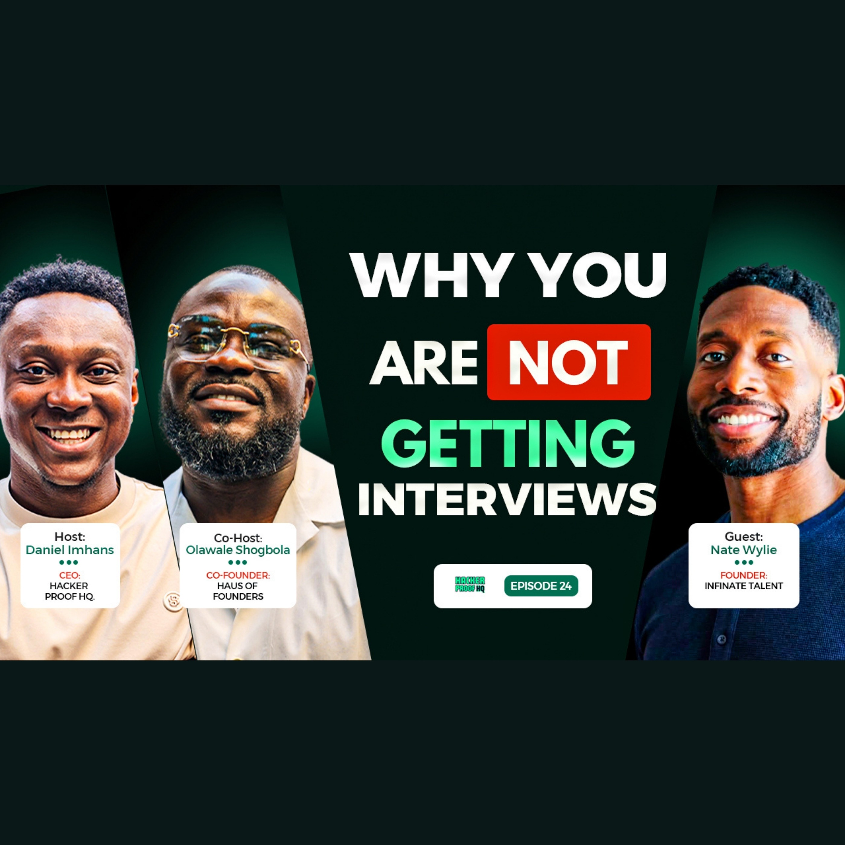 Why You're NOT Getting Interviews (And How to Fix It) | Recruiter Nate Wylie episode artwork