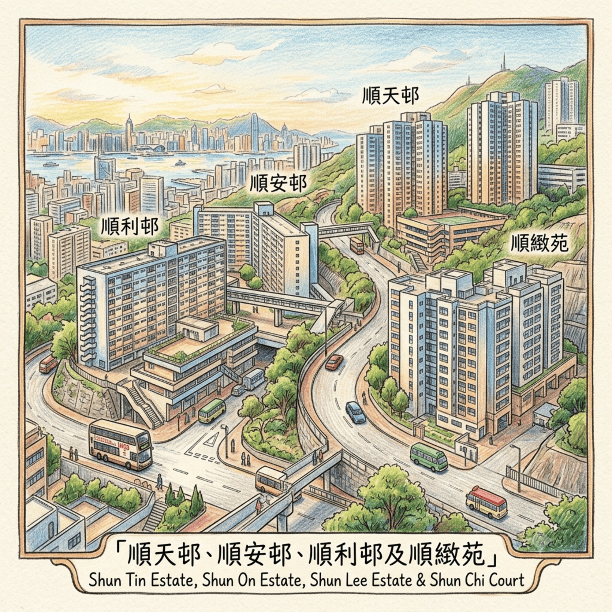 (SPA) Relatos históricos de  la zona de los "Cuatro Shun" en Hong Kong