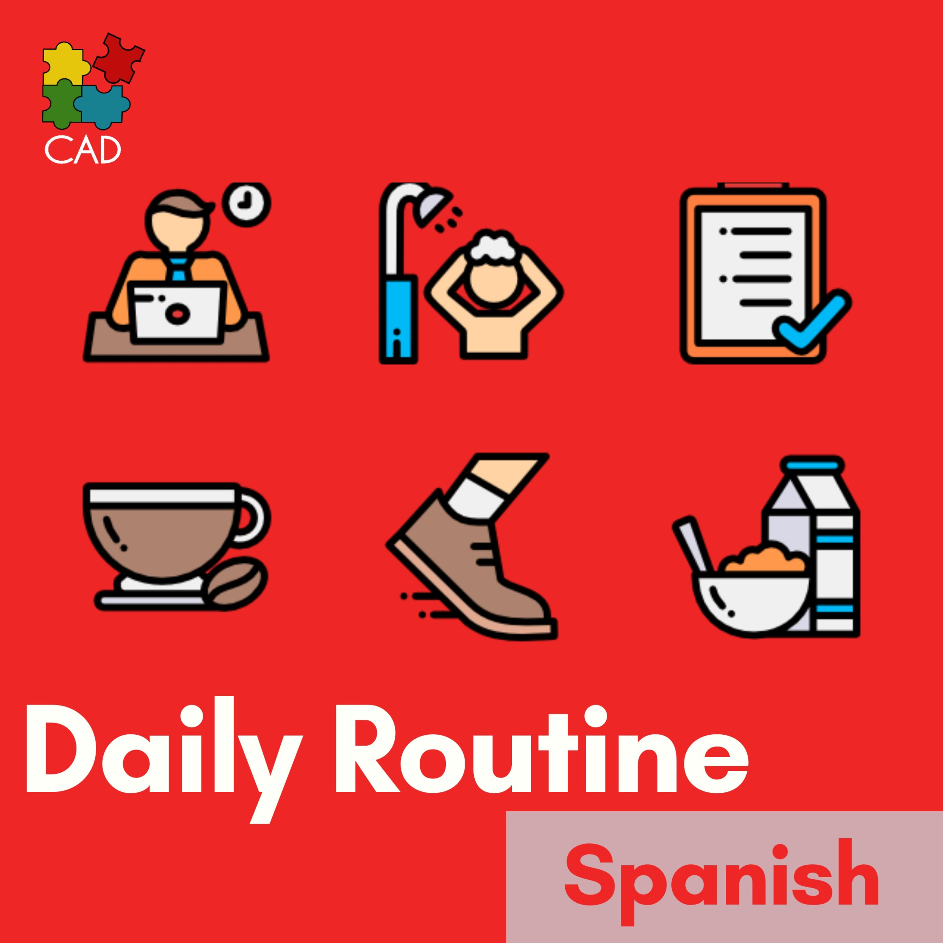 ☕Daily Routine IN SPANISH - Basic Spanish A1