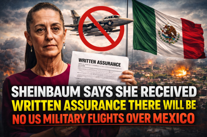 Sheinbaum Says She Received Written Assurance There Will Be No US Military Flights Over Mexico episode artwork