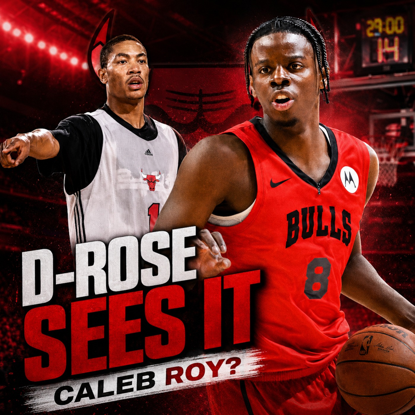 Derrick Rose Sees HIMSELF In Caleb Wilson?! Bulls ROY Hype Is Getting REAL