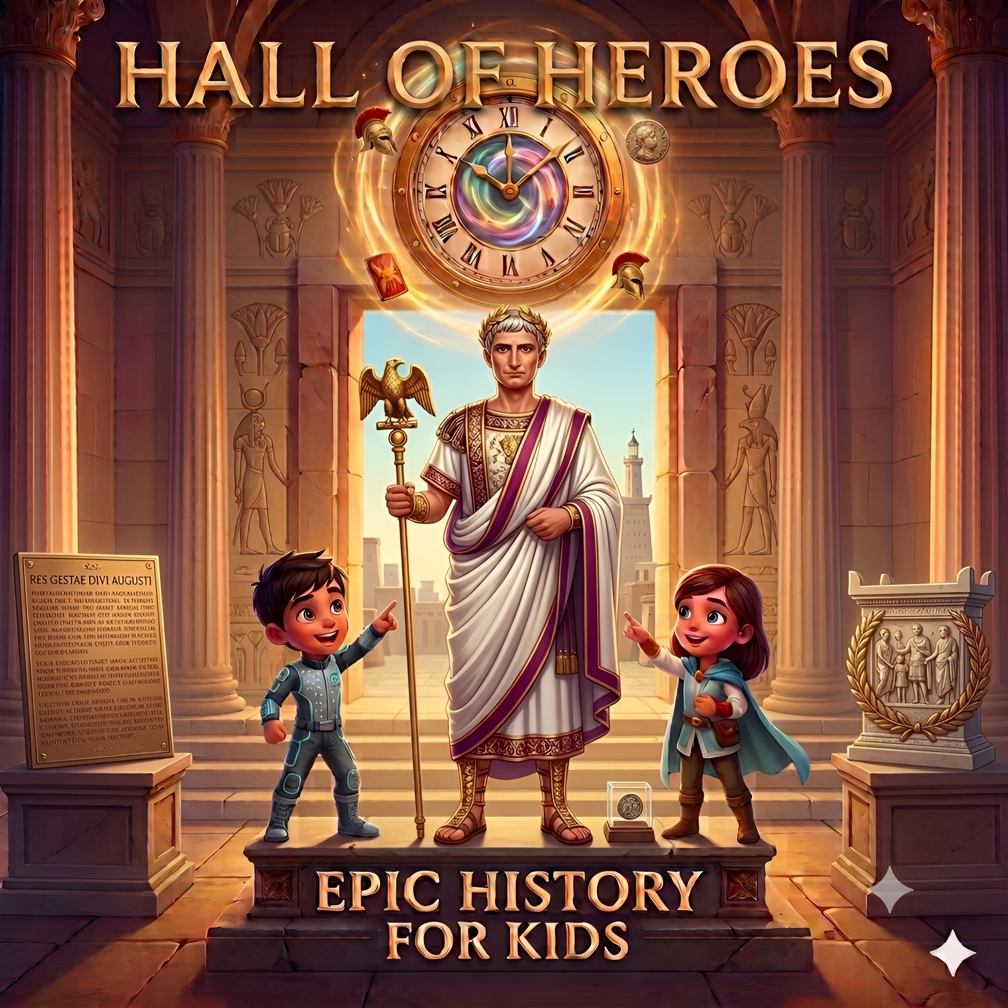 Augustus Caesar: The Underdog Who Rebuilt Rome! episode artwork