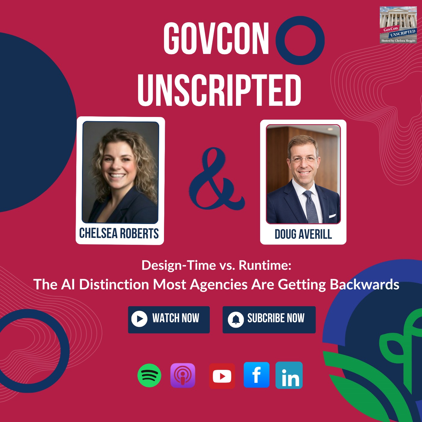 Design-Time vs. Runtime AI in Government: Why Most Agencies Get It Backwards | Doug Averill episode artwork