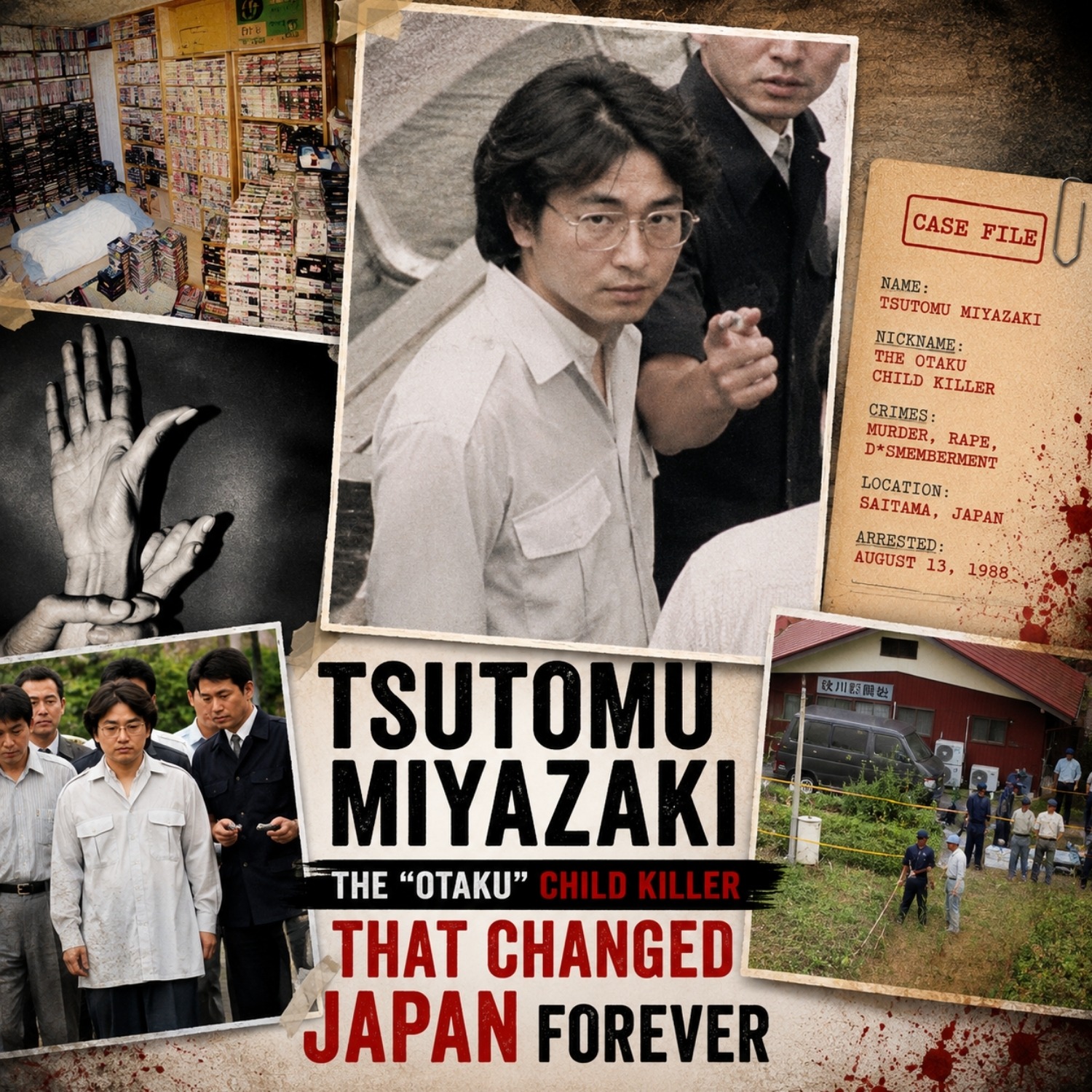 TSUTOMU MIYAZAKI - The "Otaku" Chi*d K*ller That Changed Japan Forever