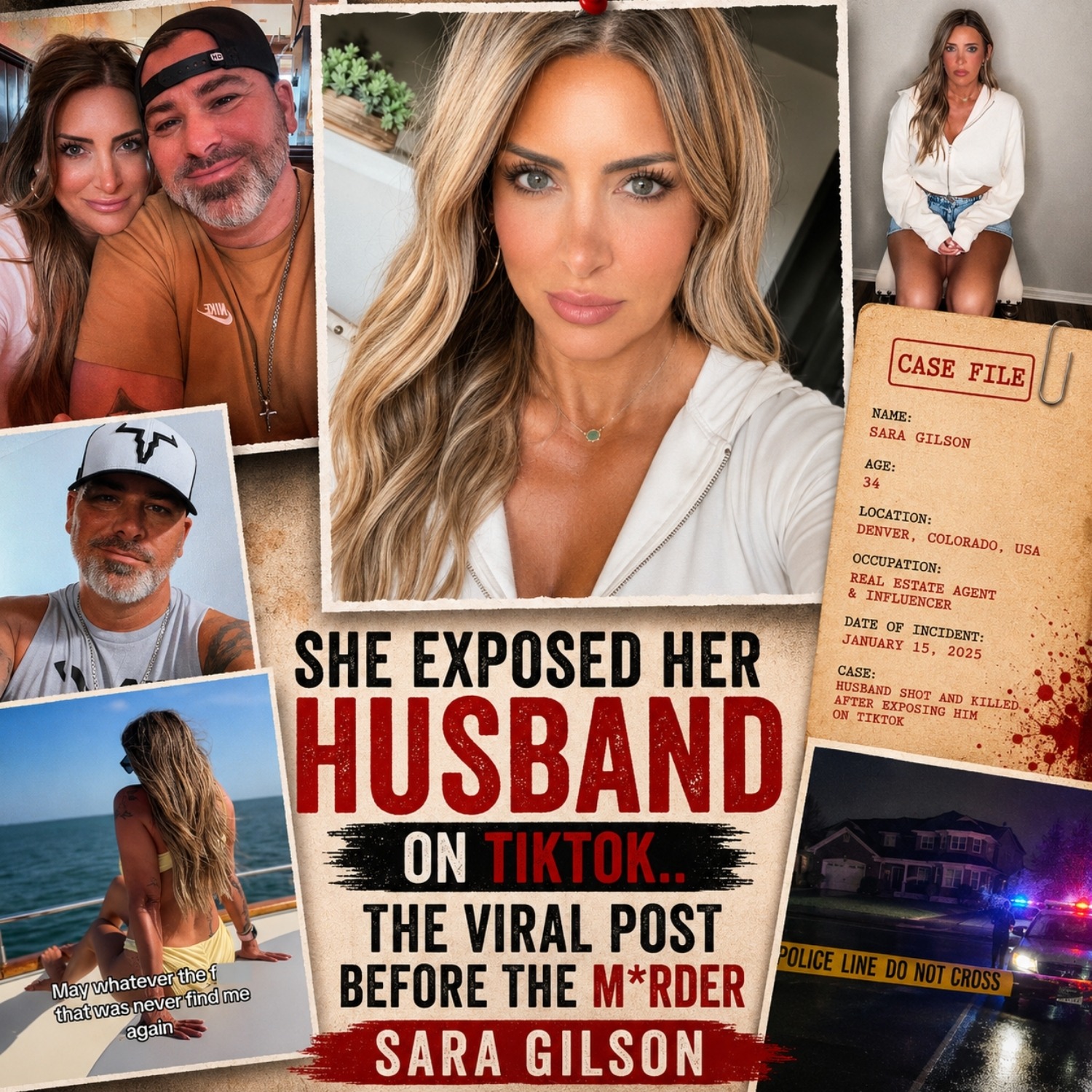 She Exposed Her Husband on TikTok.. The Viral Post Before the M*rder - SARA GILSON