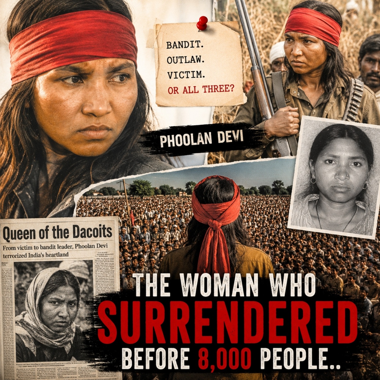 PHOOLAN DEVI - From Child Bride to India's Bandit Queen.. From Ravines to Parliament..