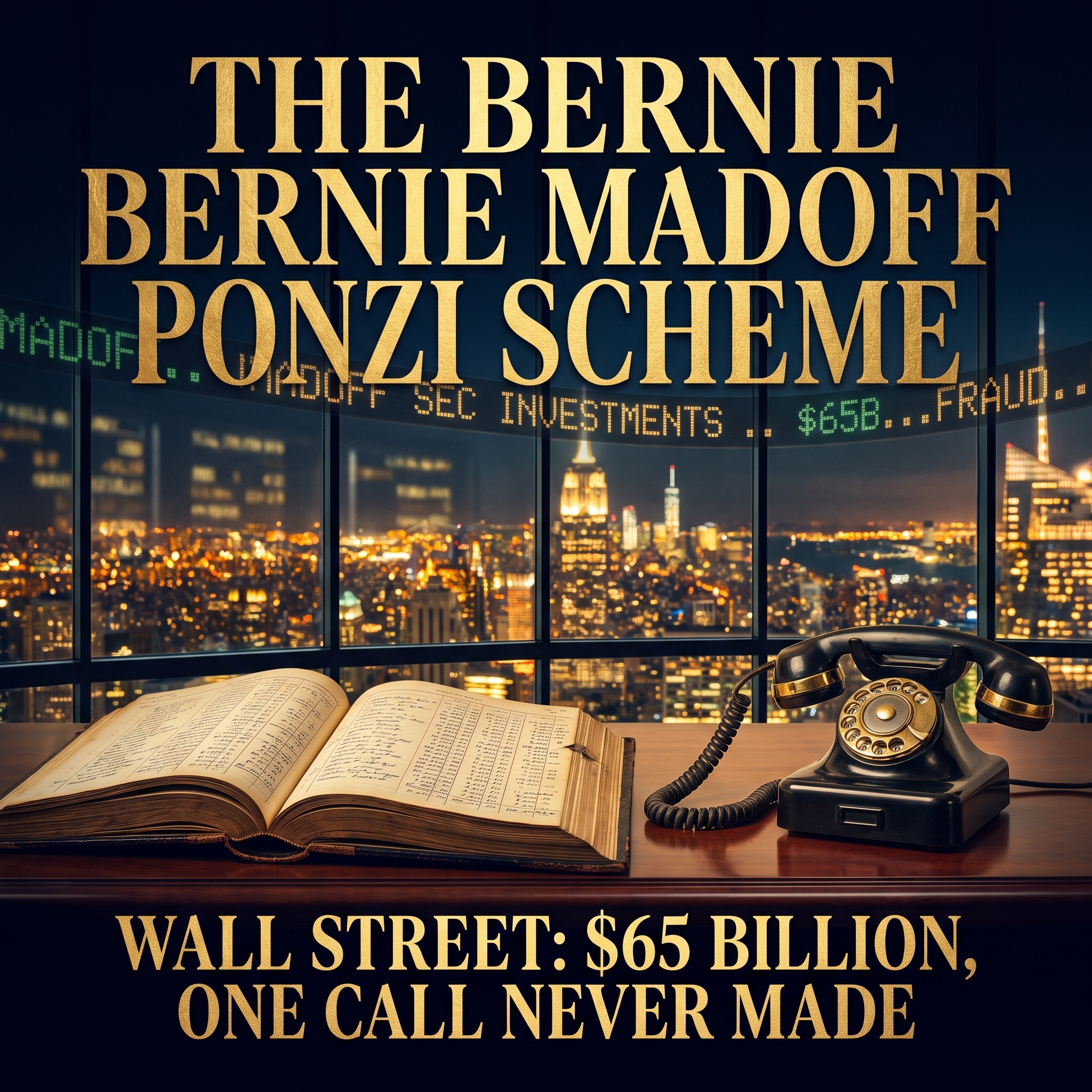 THE BERNIE MADOFF PONZI SCHEME episode artwork