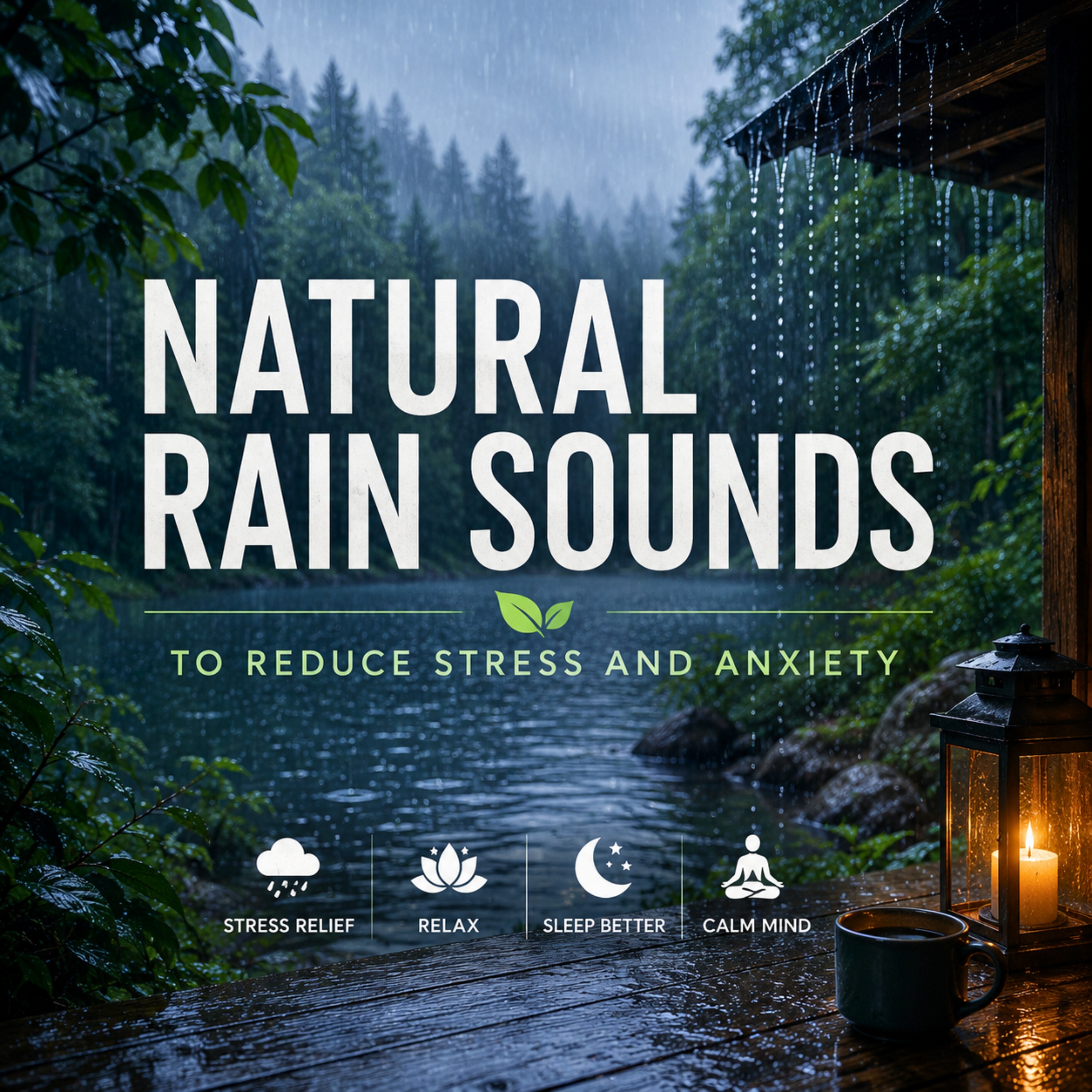 Natural rain sounds to reduce stress and anxiety episode artwork