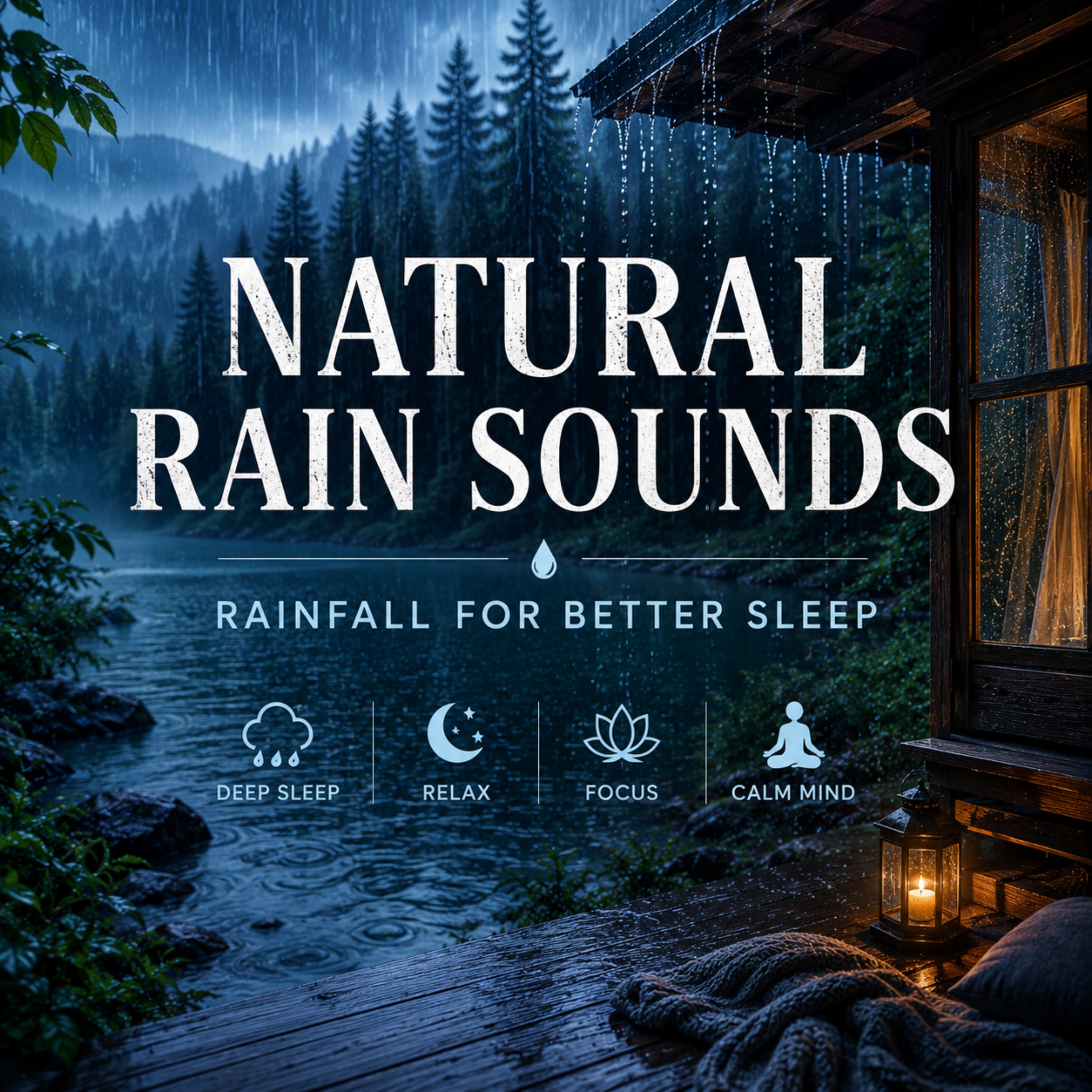 Natural rain sounds, Rainfall for better sleep episode artwork