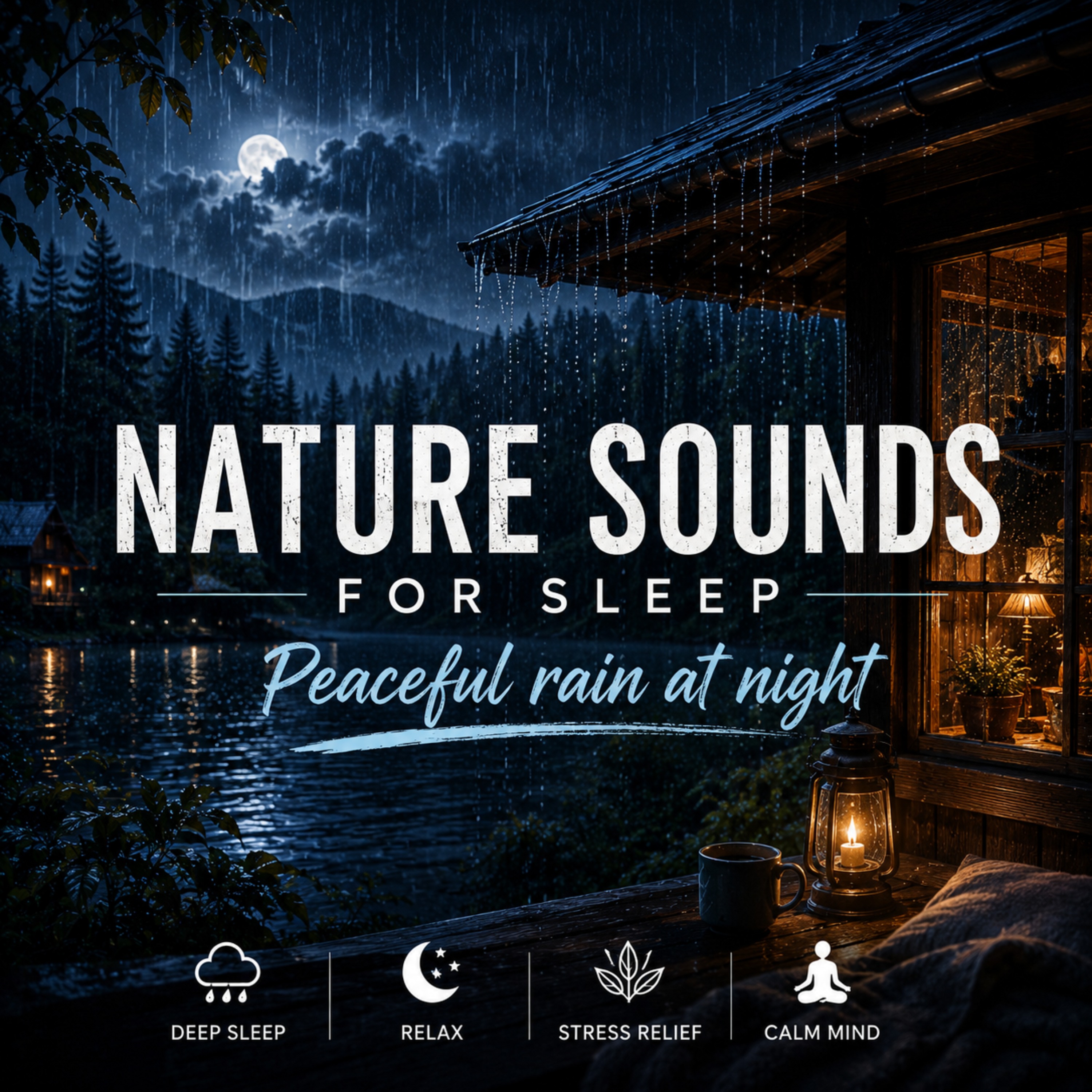 Nature sounds for sleep | Peaceful rain at night episode artwork