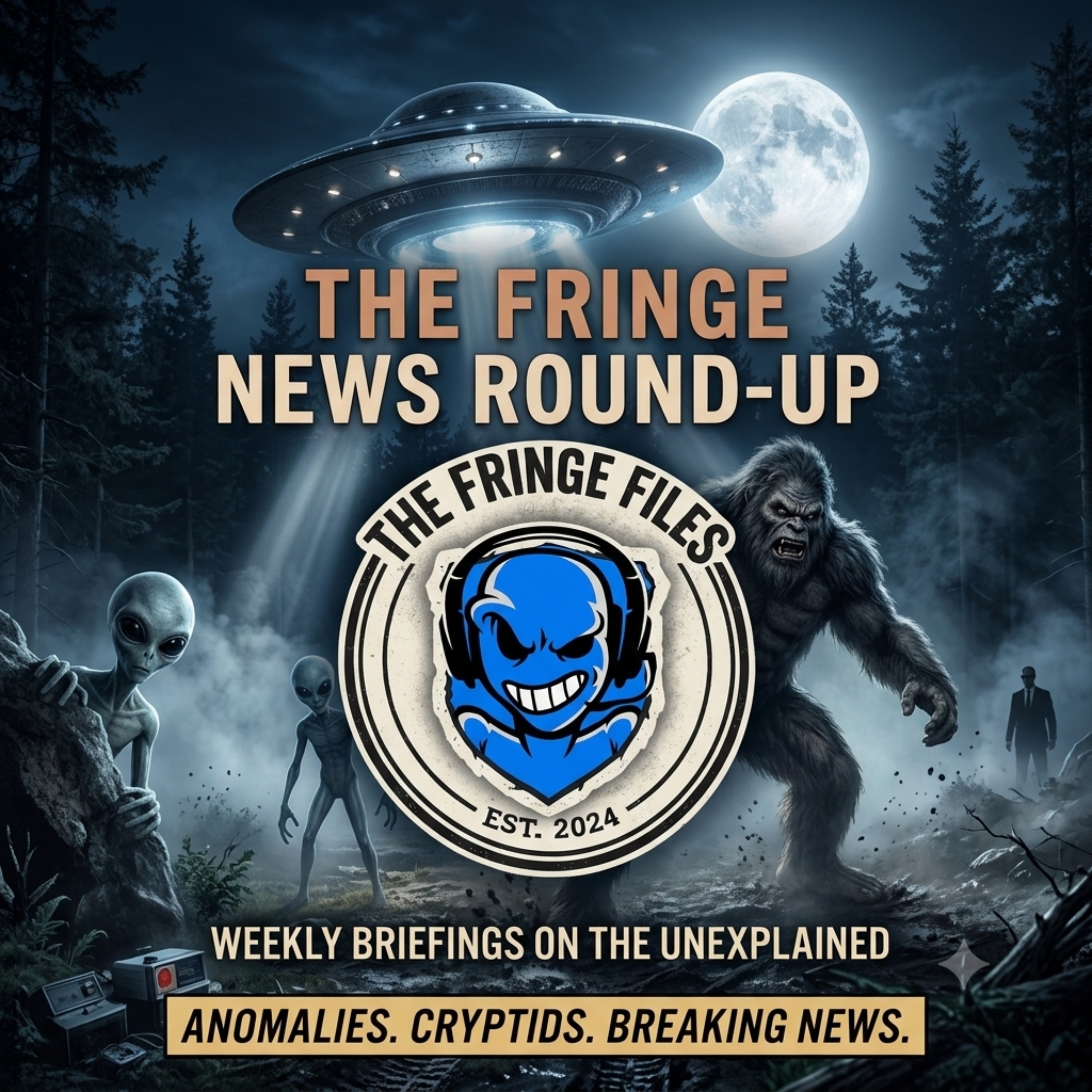 Bigfoot In Connecticut, Screaming Speakers On Mount Shasta, & Alien Craft Retrievals | The Fringe Files WeeklyFringe News Roundup episode artwork