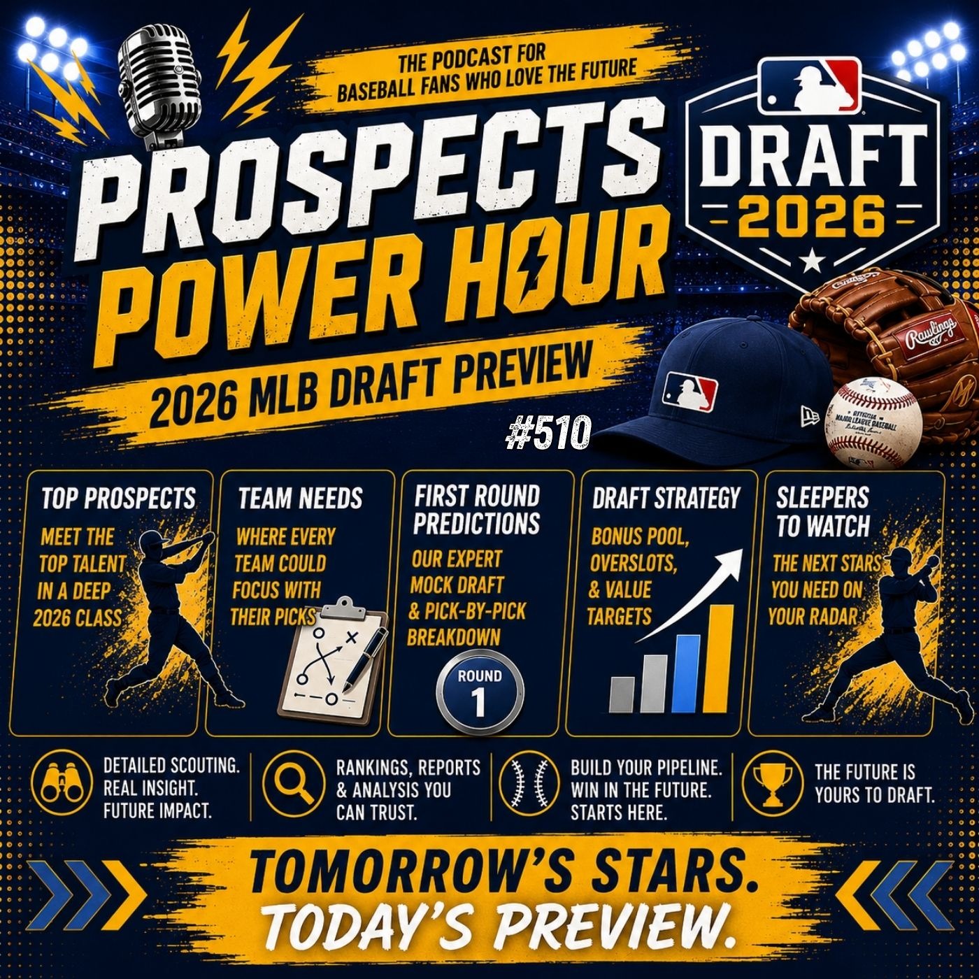 Prospects Power Hour: 2025 MLB Draft Review & 2026 Preview | June 29th, 2026 episode artwork
