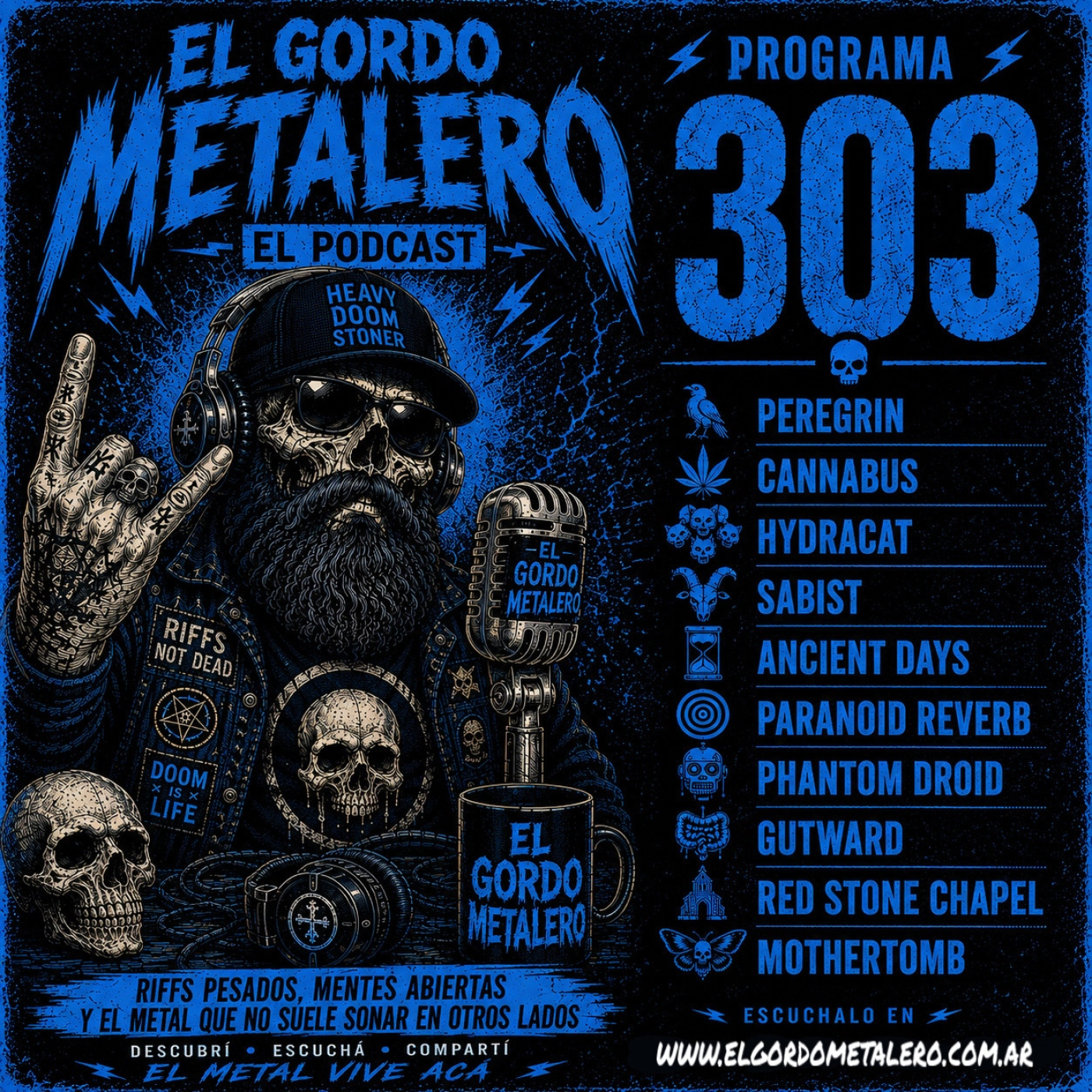 El Gordo Metalero 303 episode artwork