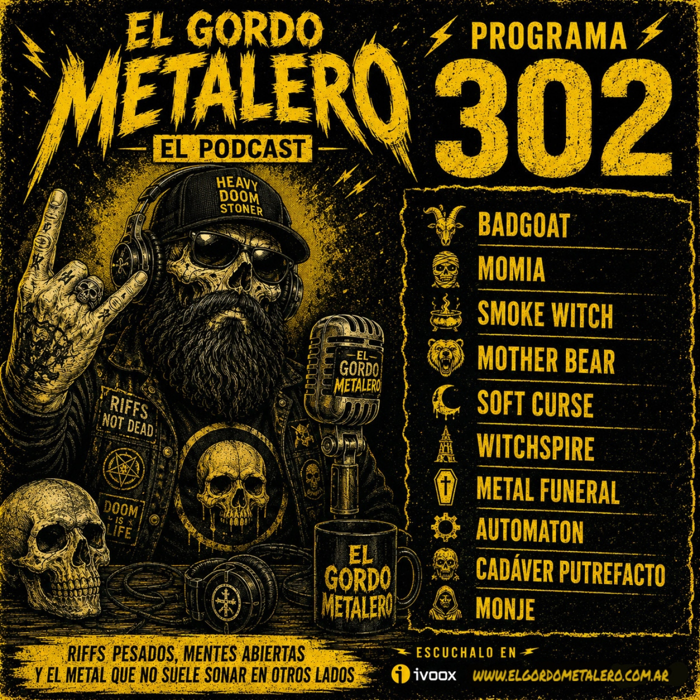 El Gordo Metalero 302 episode artwork