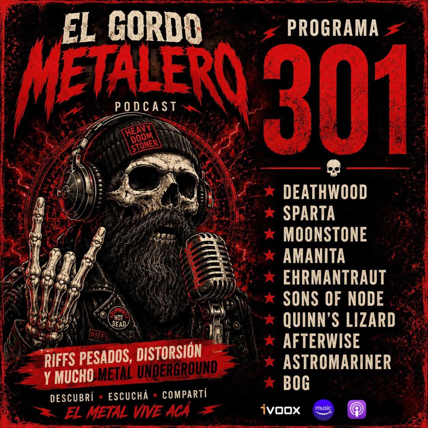 El Gordo Metalero 301 episode artwork