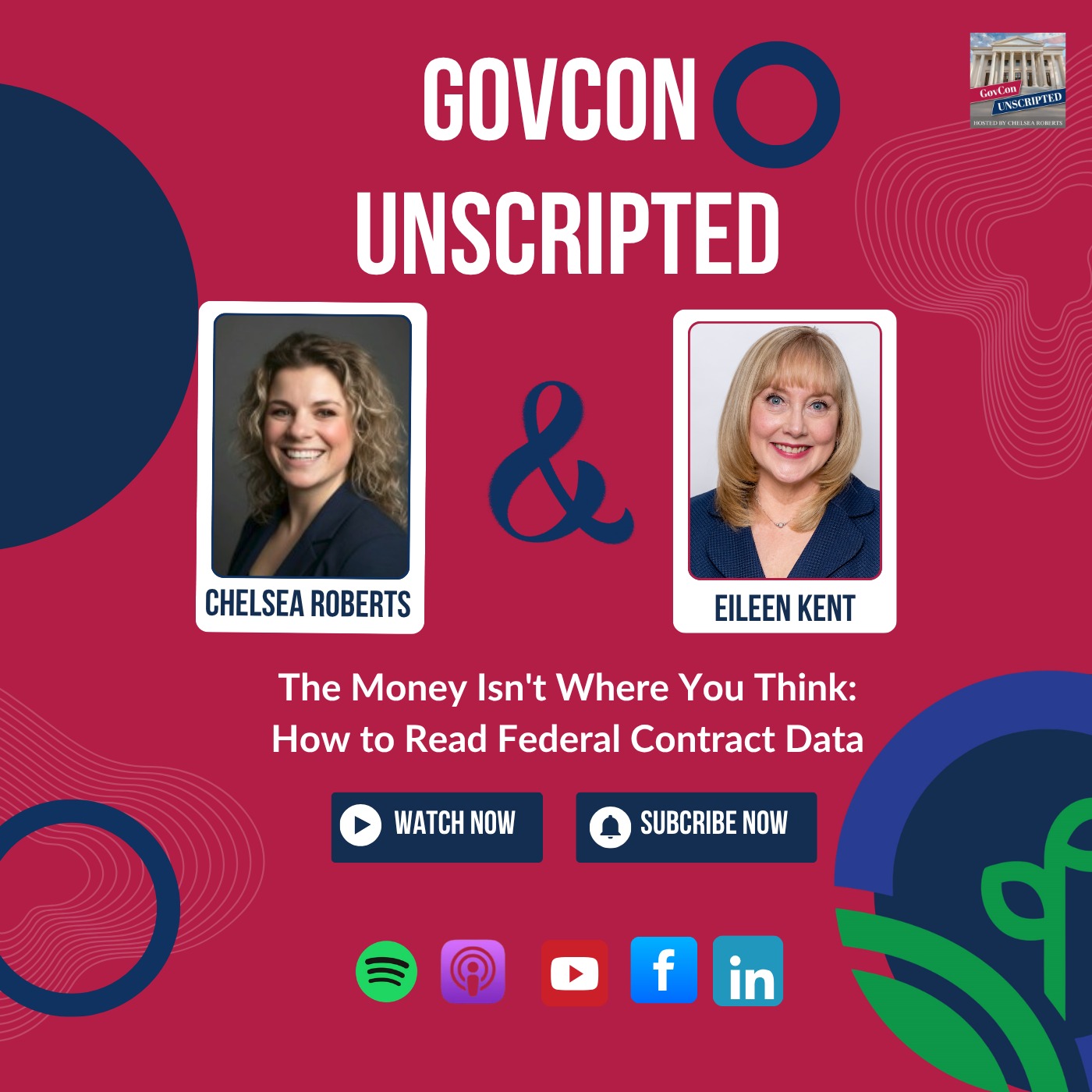 The Money Isn’t Where You Think: How to Read Federal Contract Data | Eileen Kent episode artwork