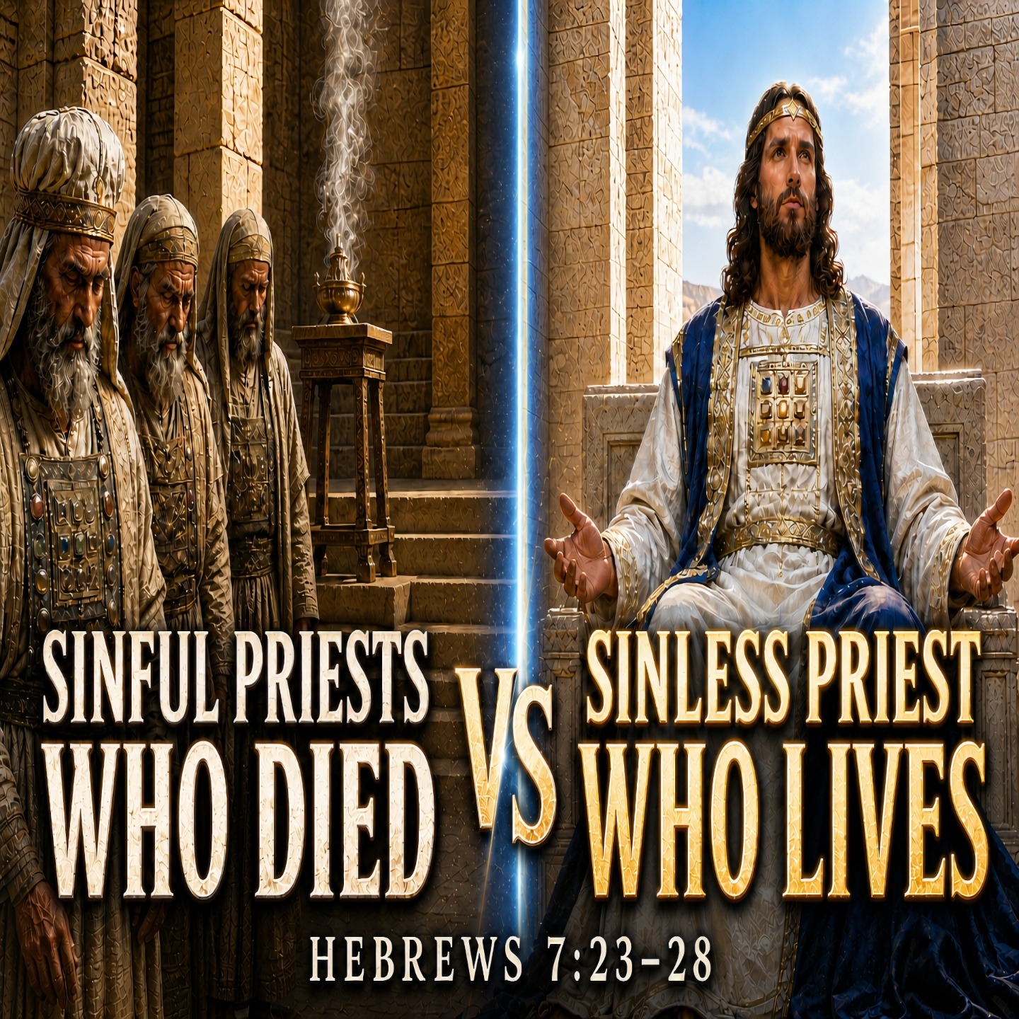 Sinful Priests Who Died vs Sinless Priest Who Lives (Hebrews 7:23-28) episode artwork